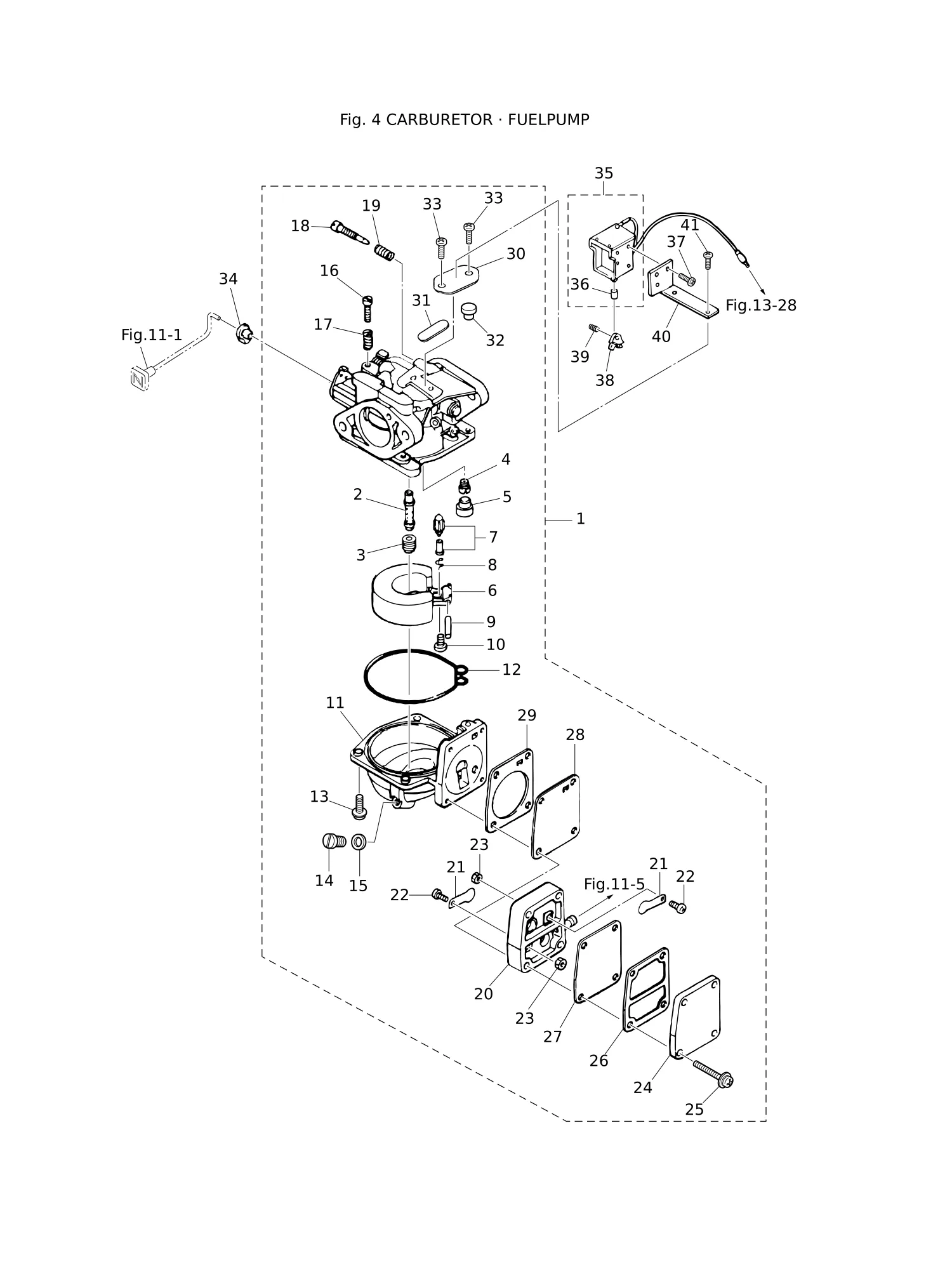 CARBURETOR · FUEL PUMP