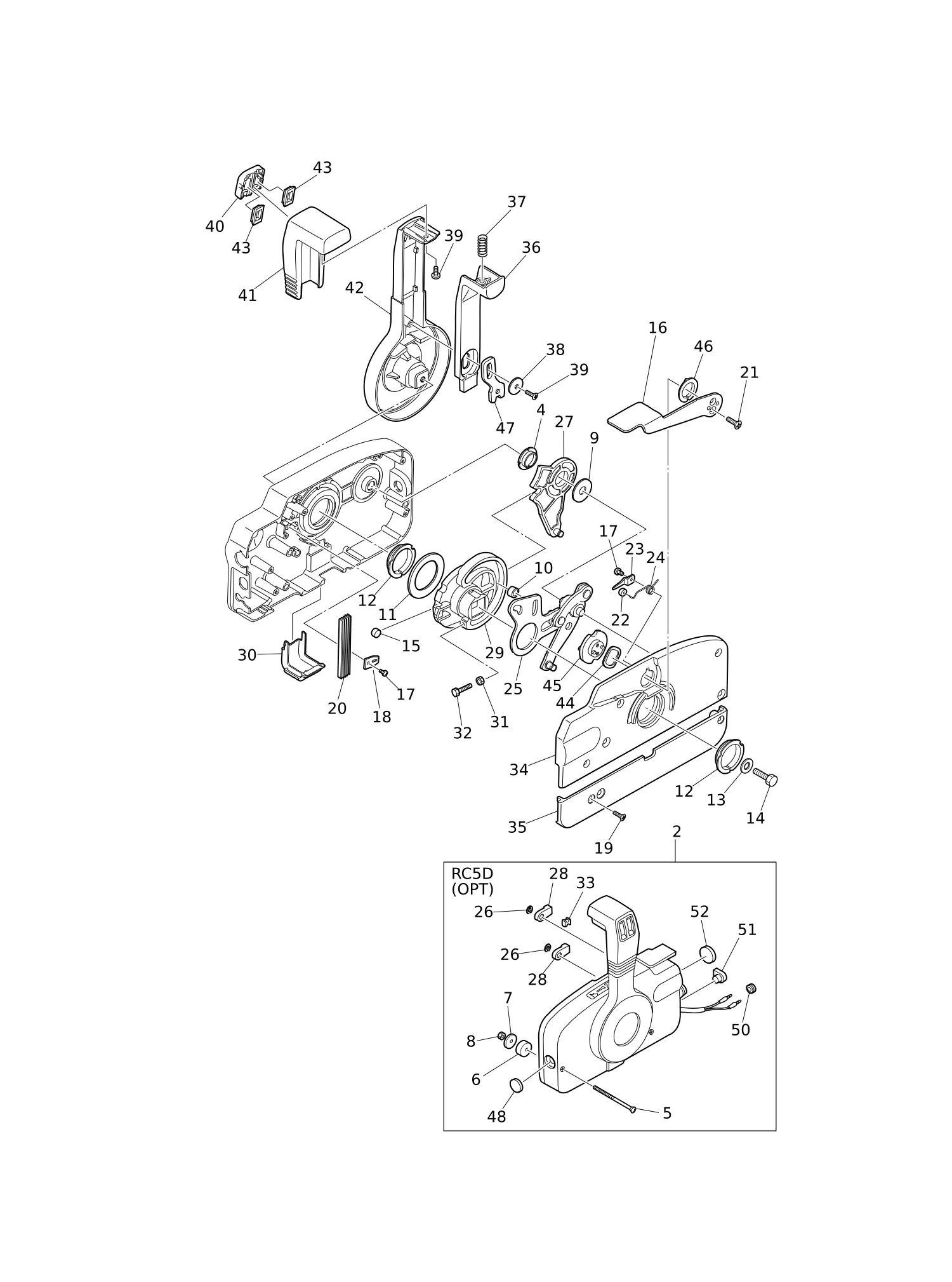 COMPONENT PARTS OF REMOTE CONTROL