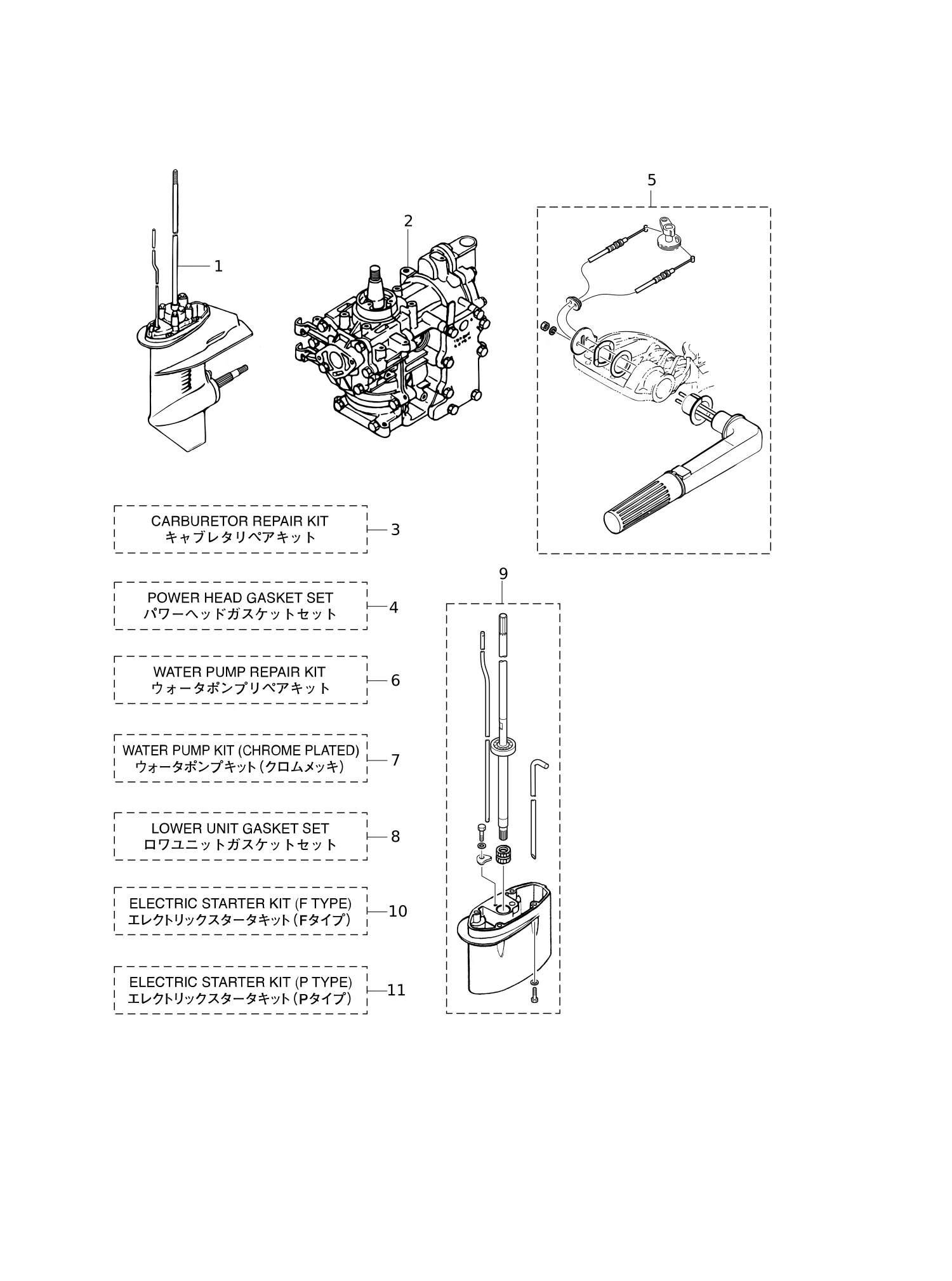 ASSEMBLY · KIT PARTS