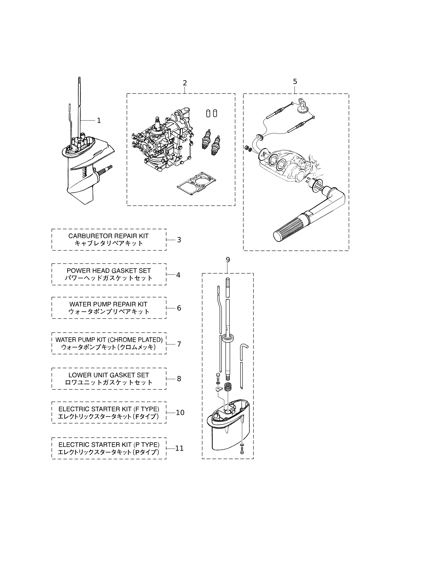 ASSEMBLY · KIT PARTS