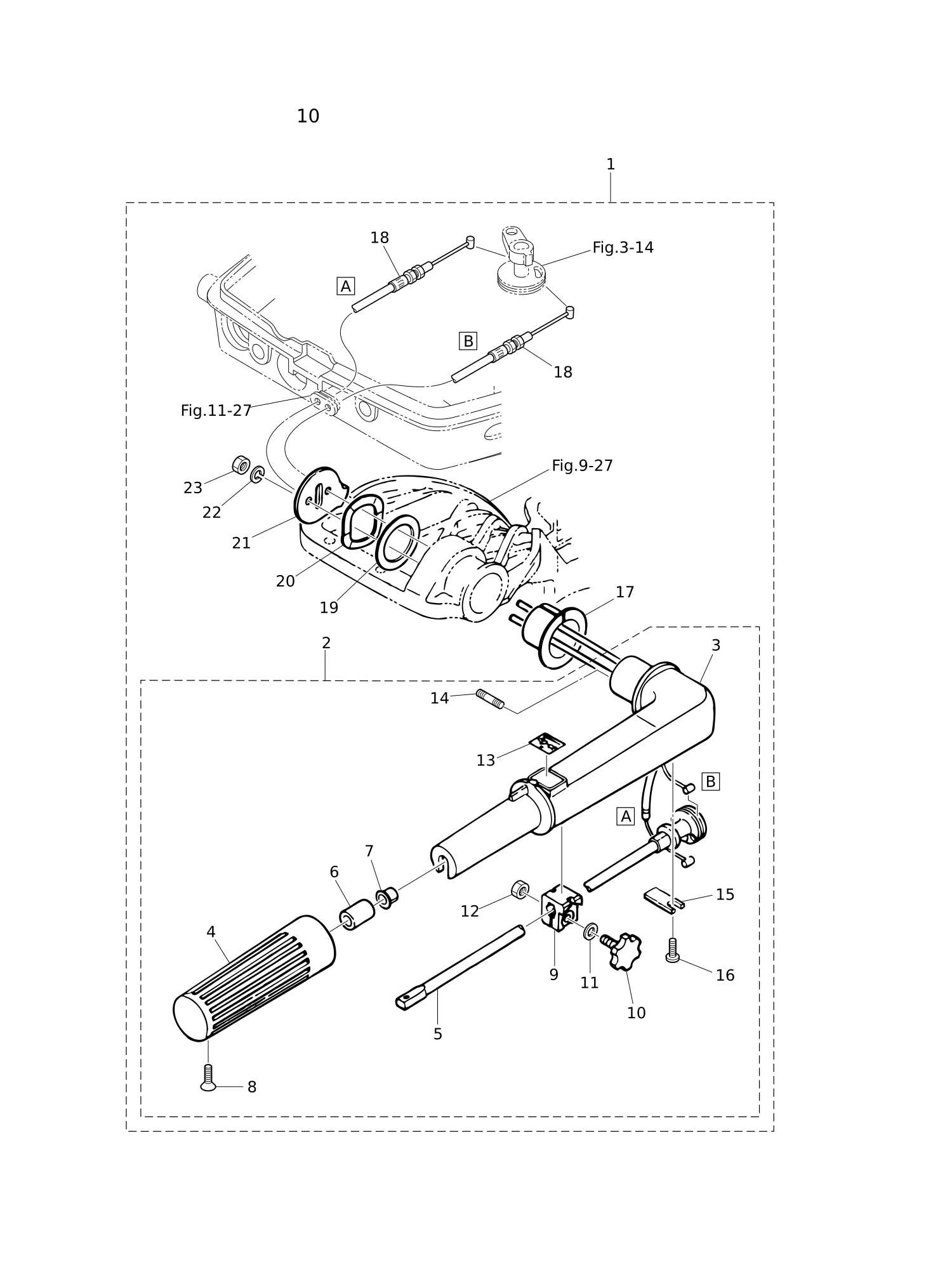 舵柄(MF·EF型) TILLER HANDLE (MF · EF MODEL)