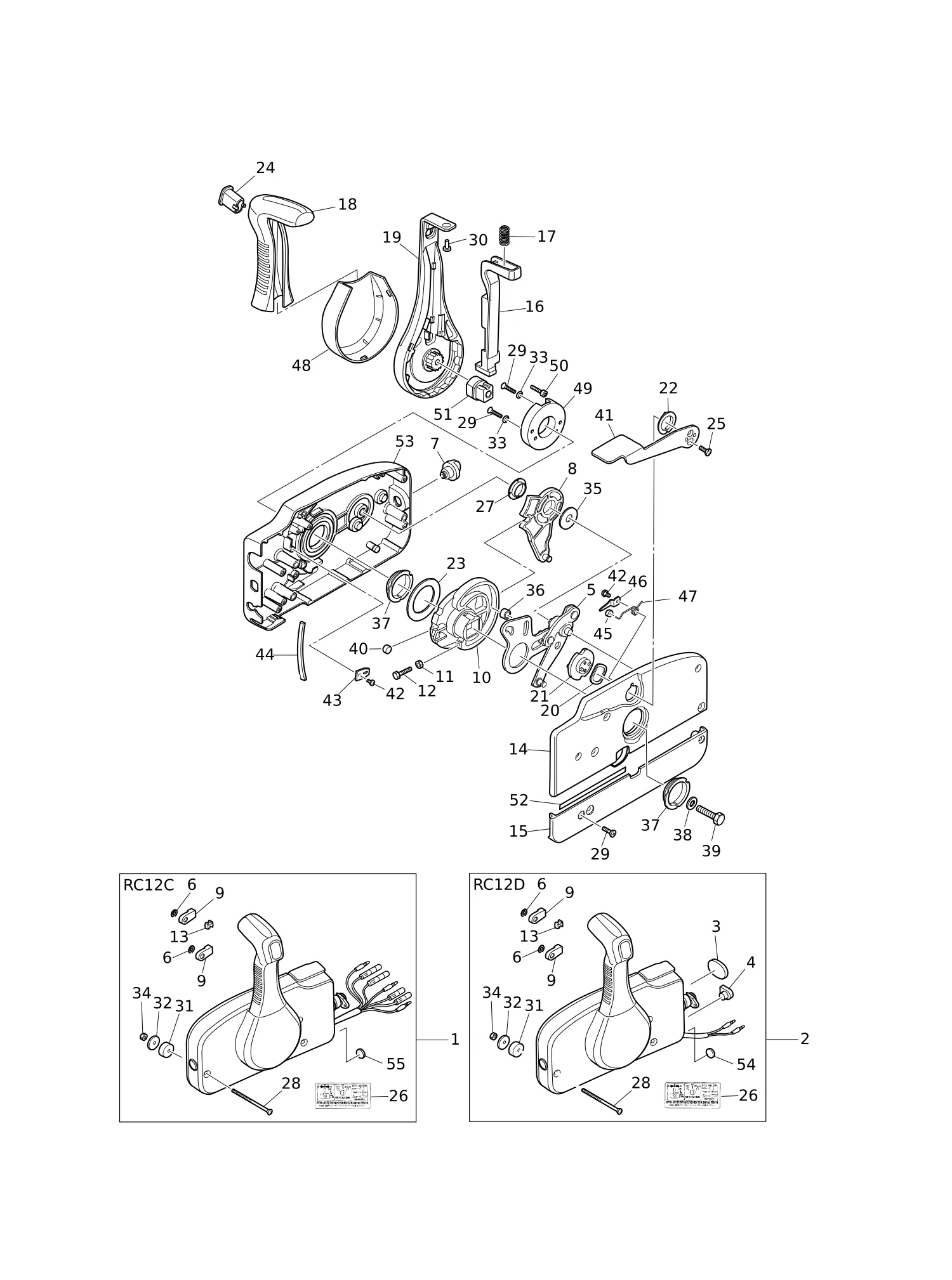 COMPONENT PARTS OF REMOTE CONTROL