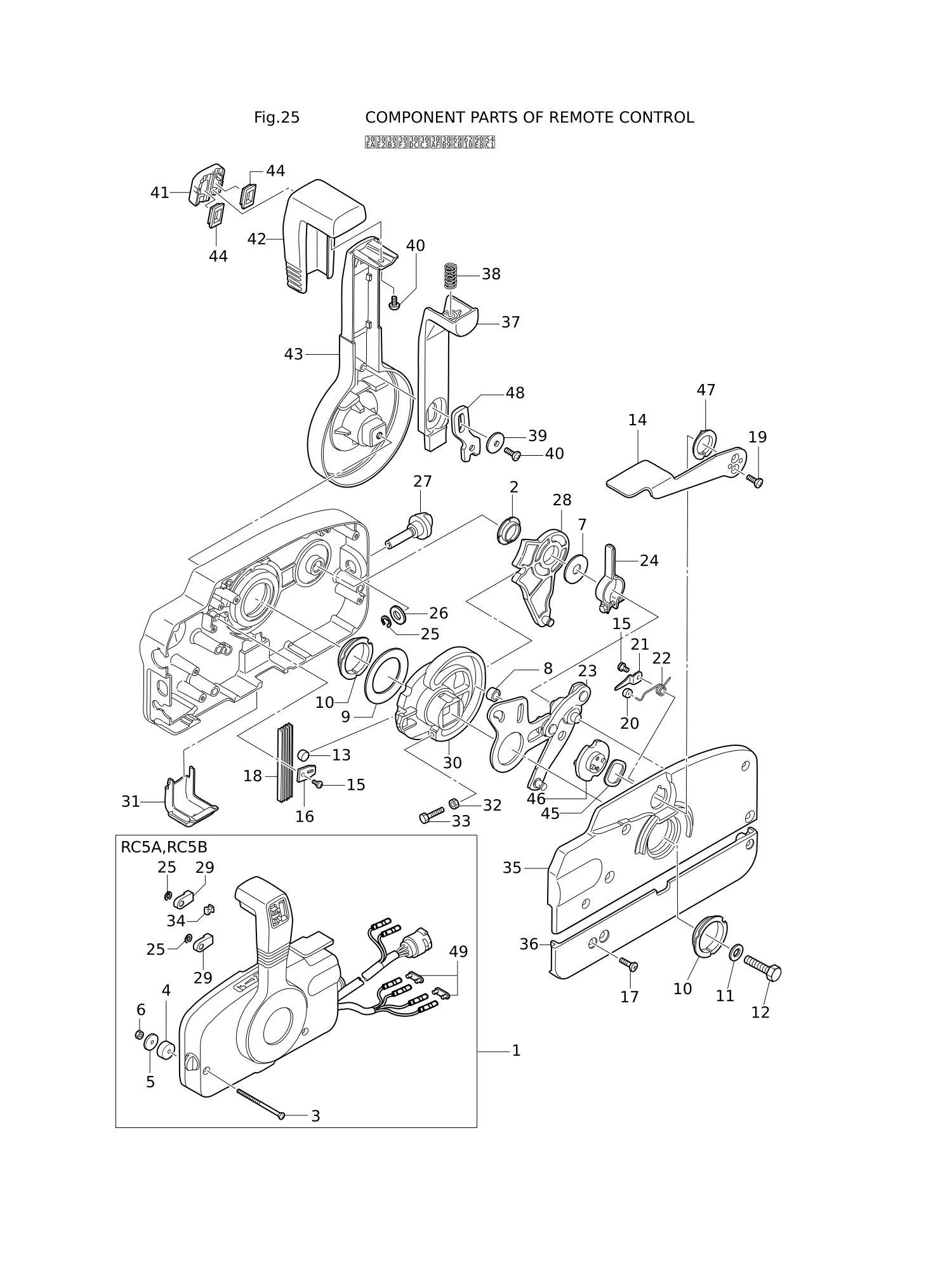 遥控器零部件 COMPONENT PARTS OF REMOTE CONTROL