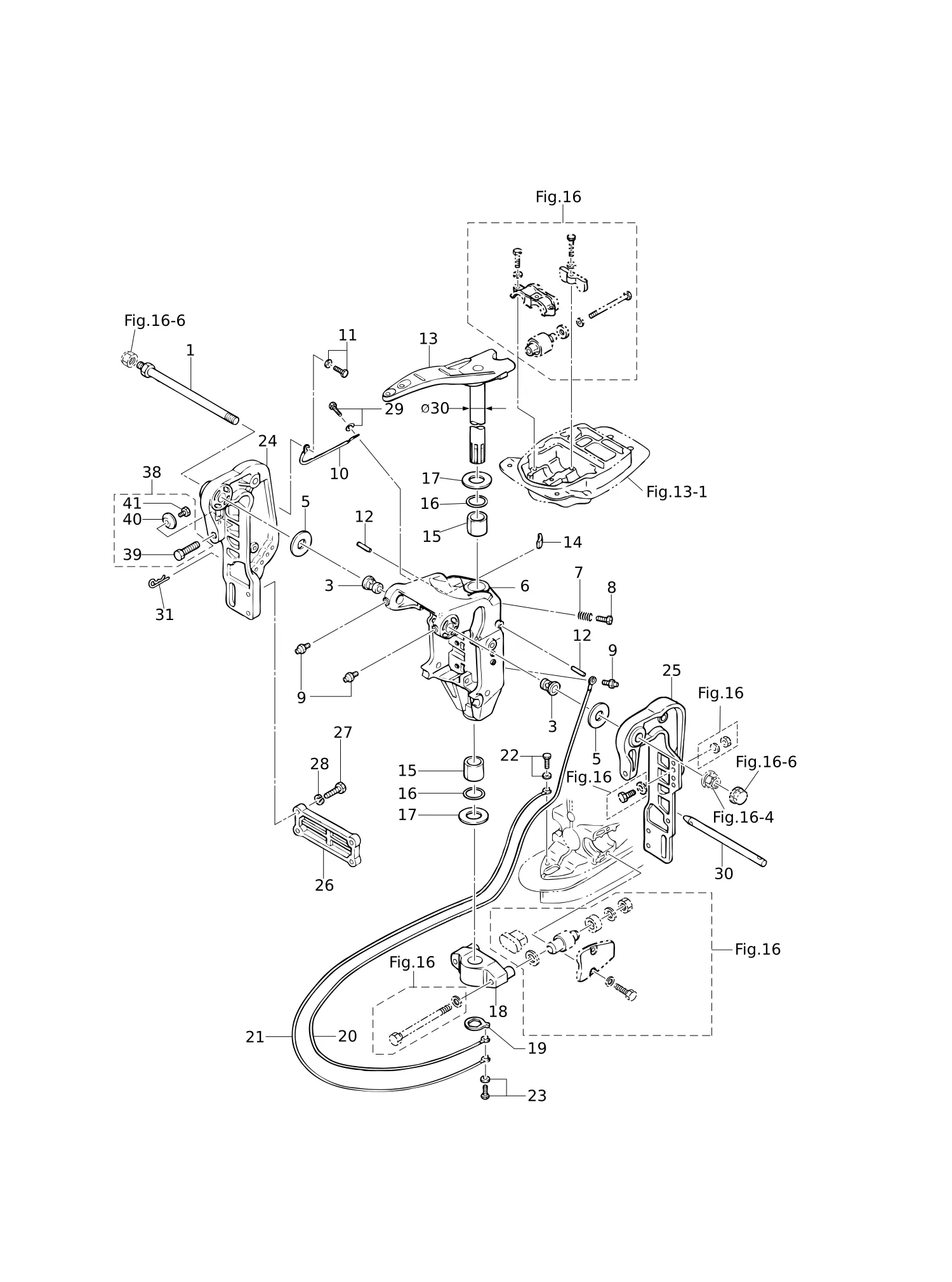 支架(手动)EFO/EPO型号 BRACKET (MANUAL) EFO/EPO MODEL