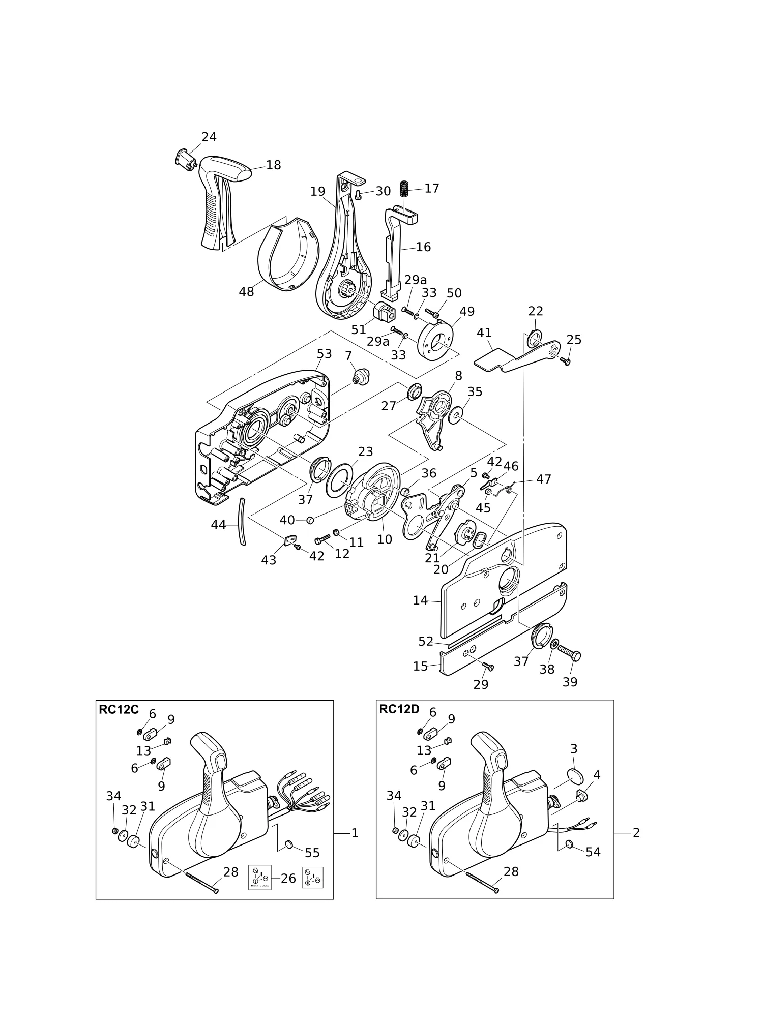 COMPONENT PARTS OF REMOTE CONTROL