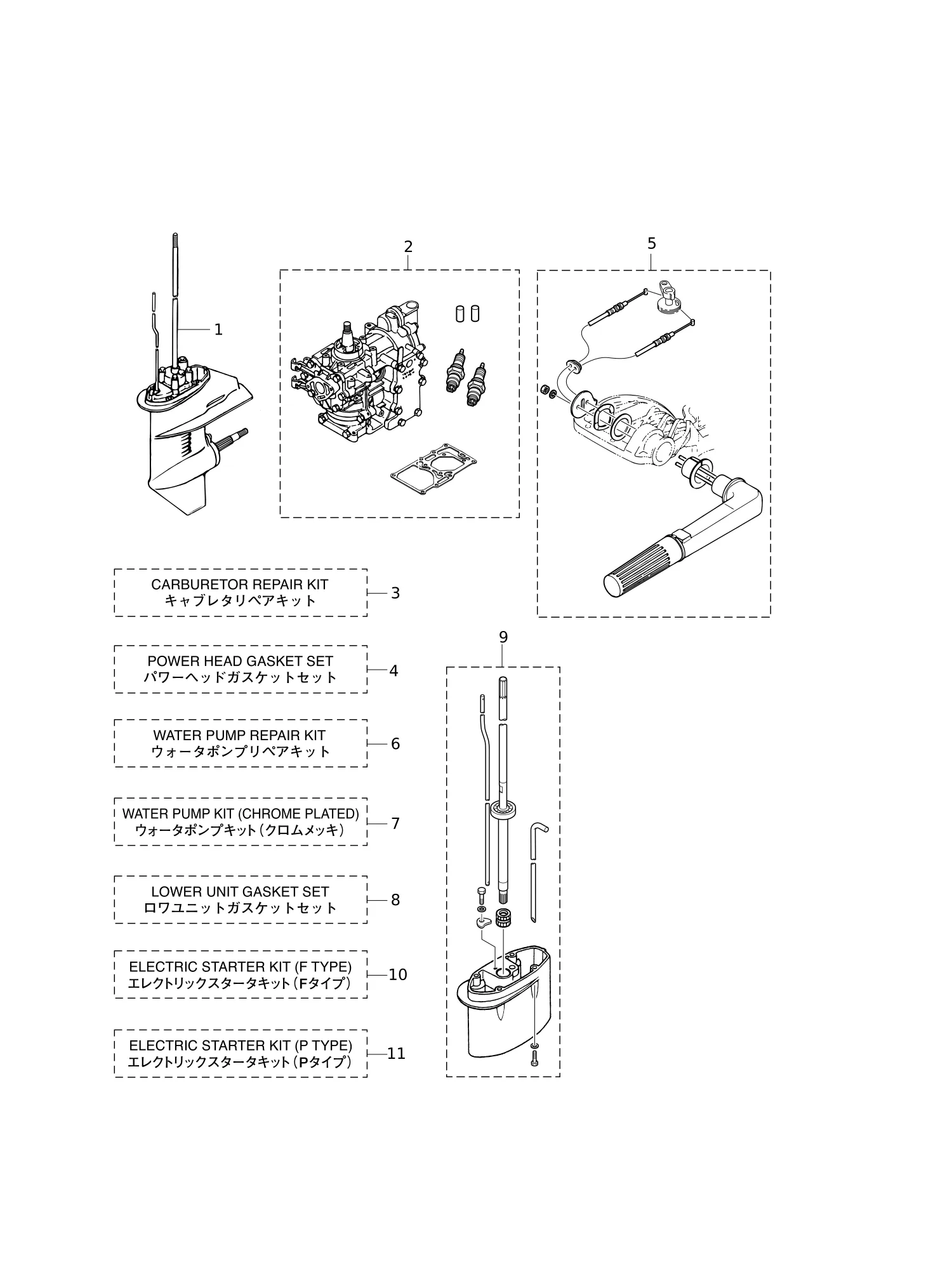 ASSEMBLY · KIT PARTS