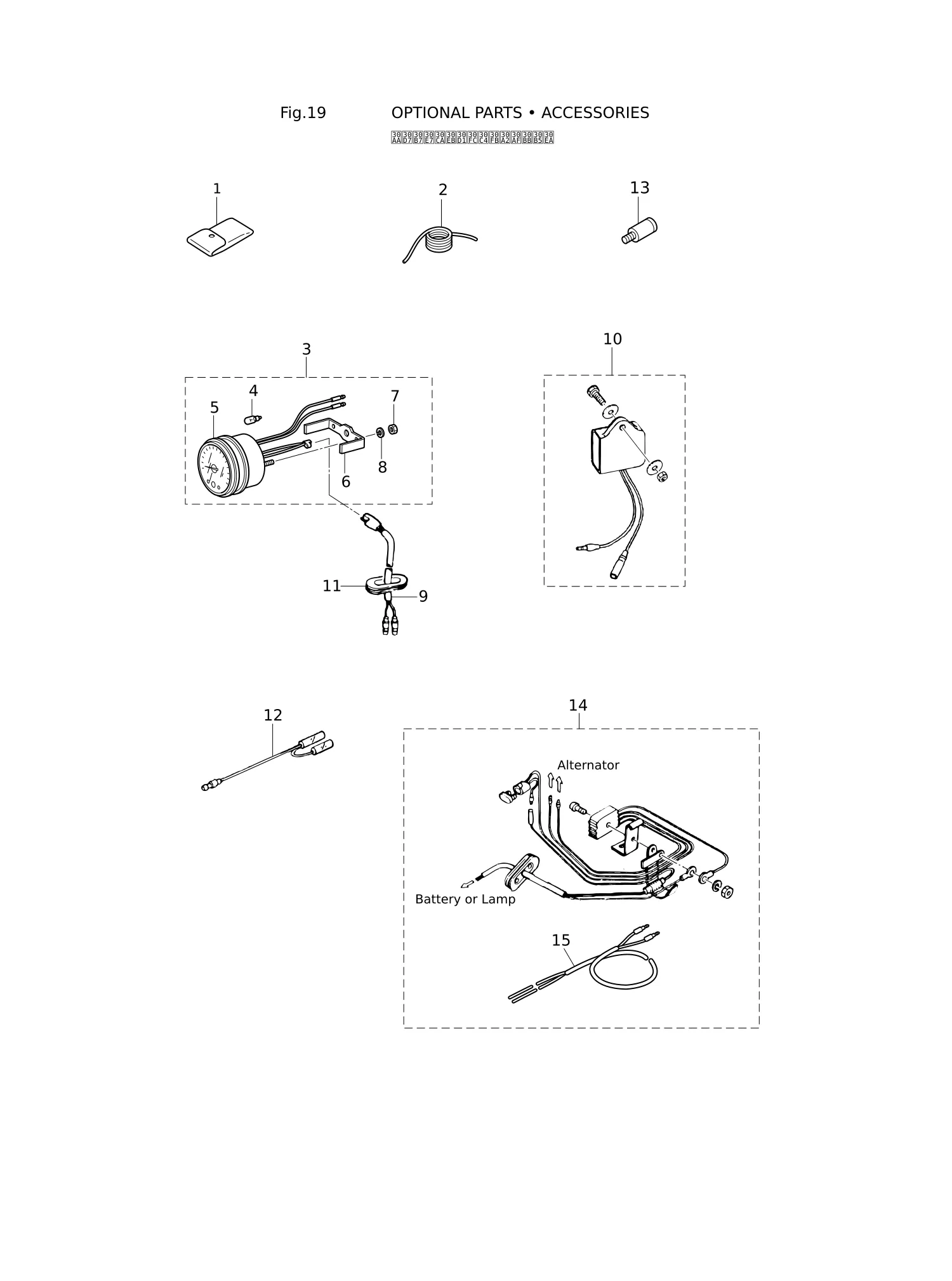 OPTIONAL PARTS · ACCESSORIES