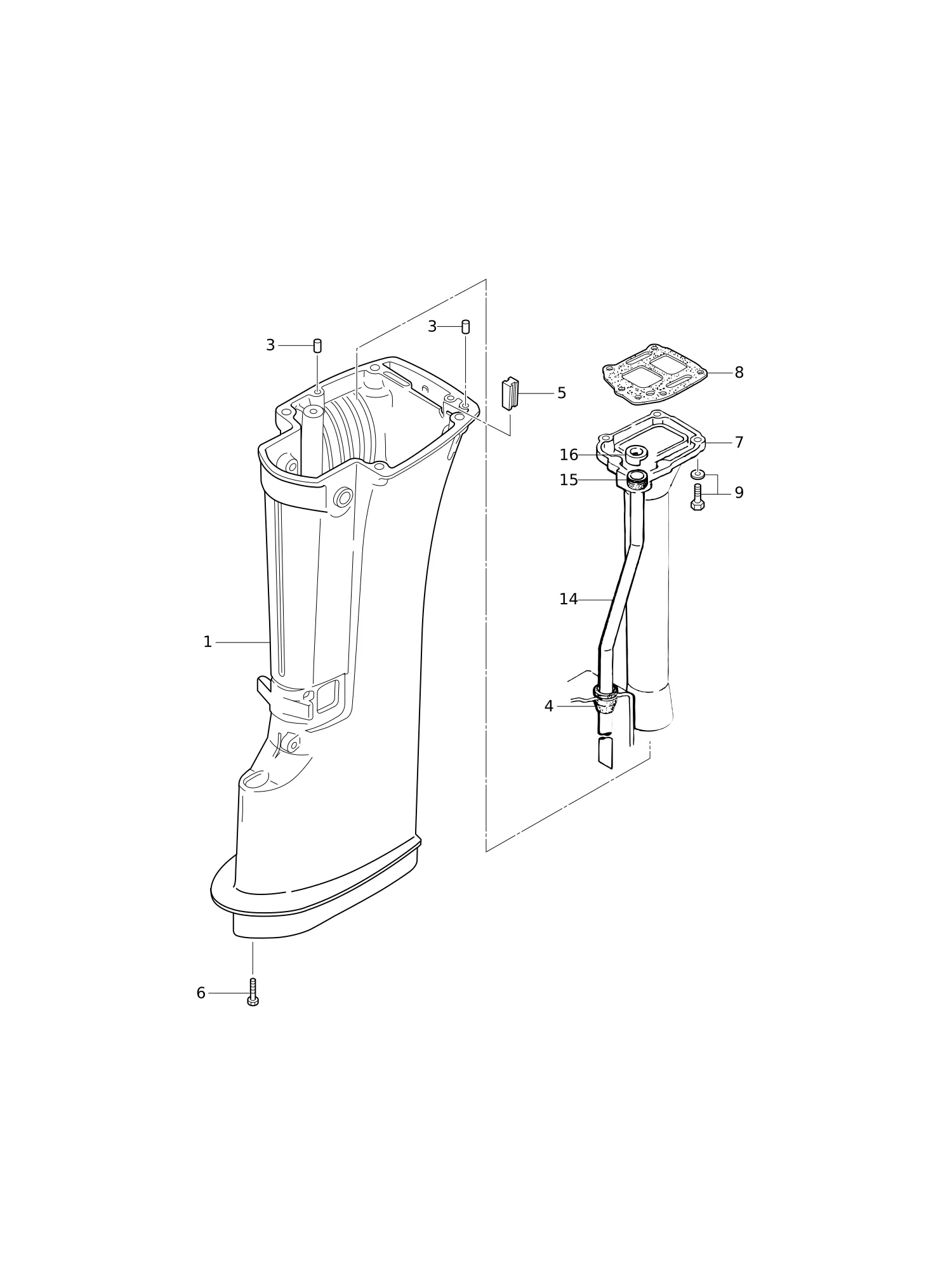 DRIVE SHAFT HOUSING