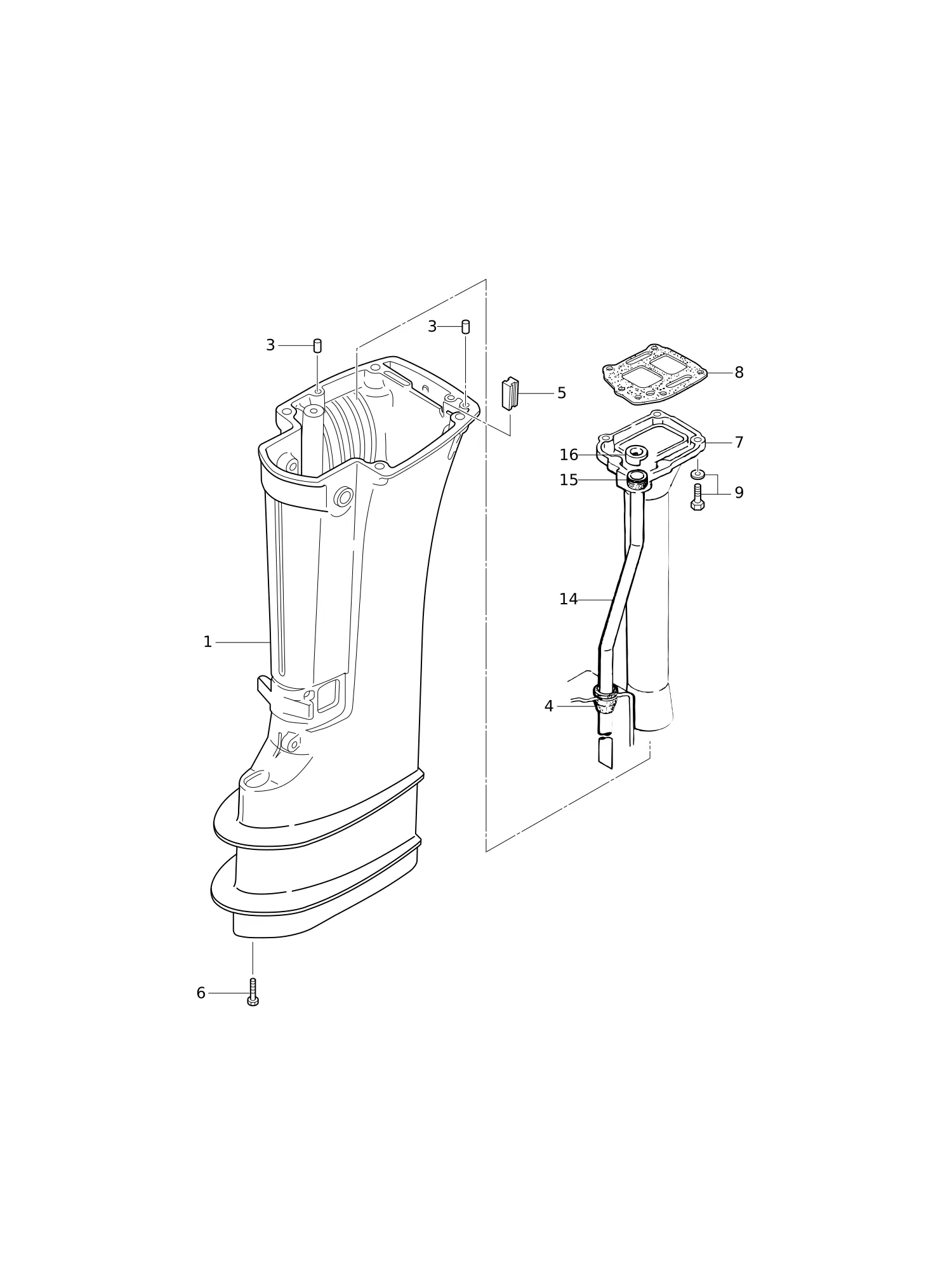 DRIVE SHAFT HOUSING