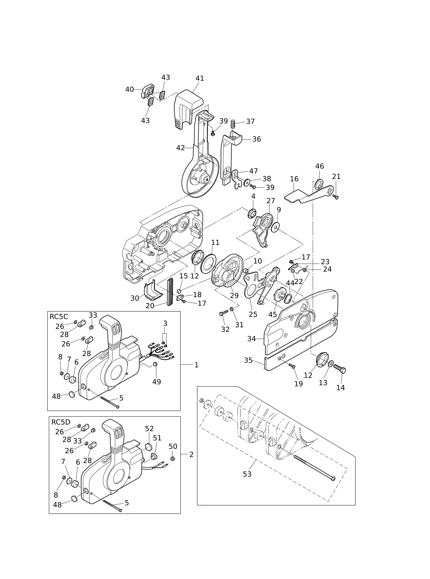 COMPONENT PARTS OF REMOTE CONTROL