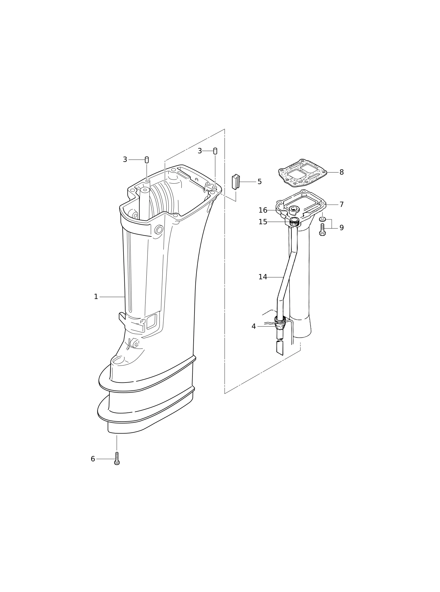 DRIVE SHAFT HOUSING