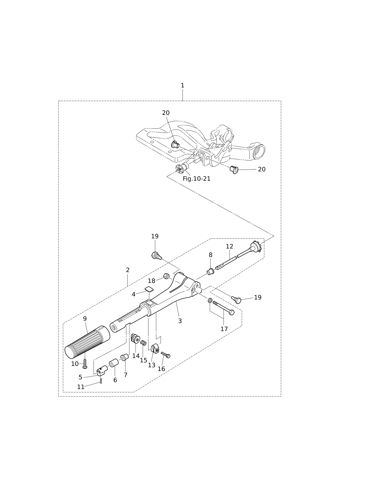 TILLER HANDLE