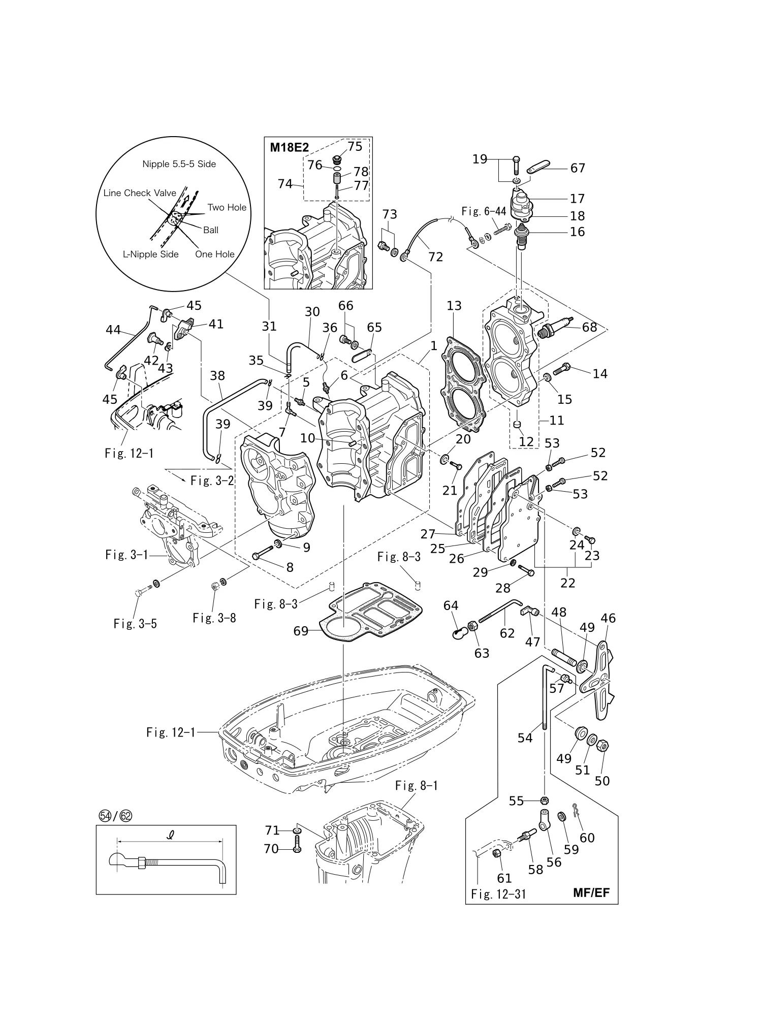 CYLINDER · CRANK CASE