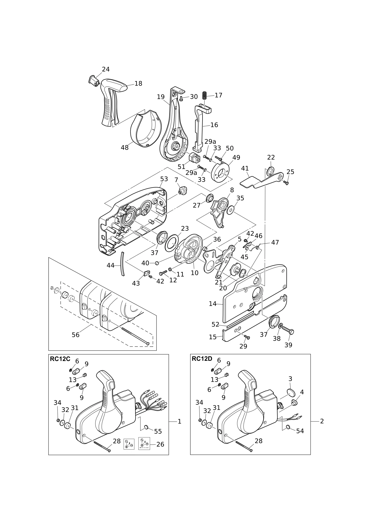 COMPONENT PARTS OF REMOTE CONTROL