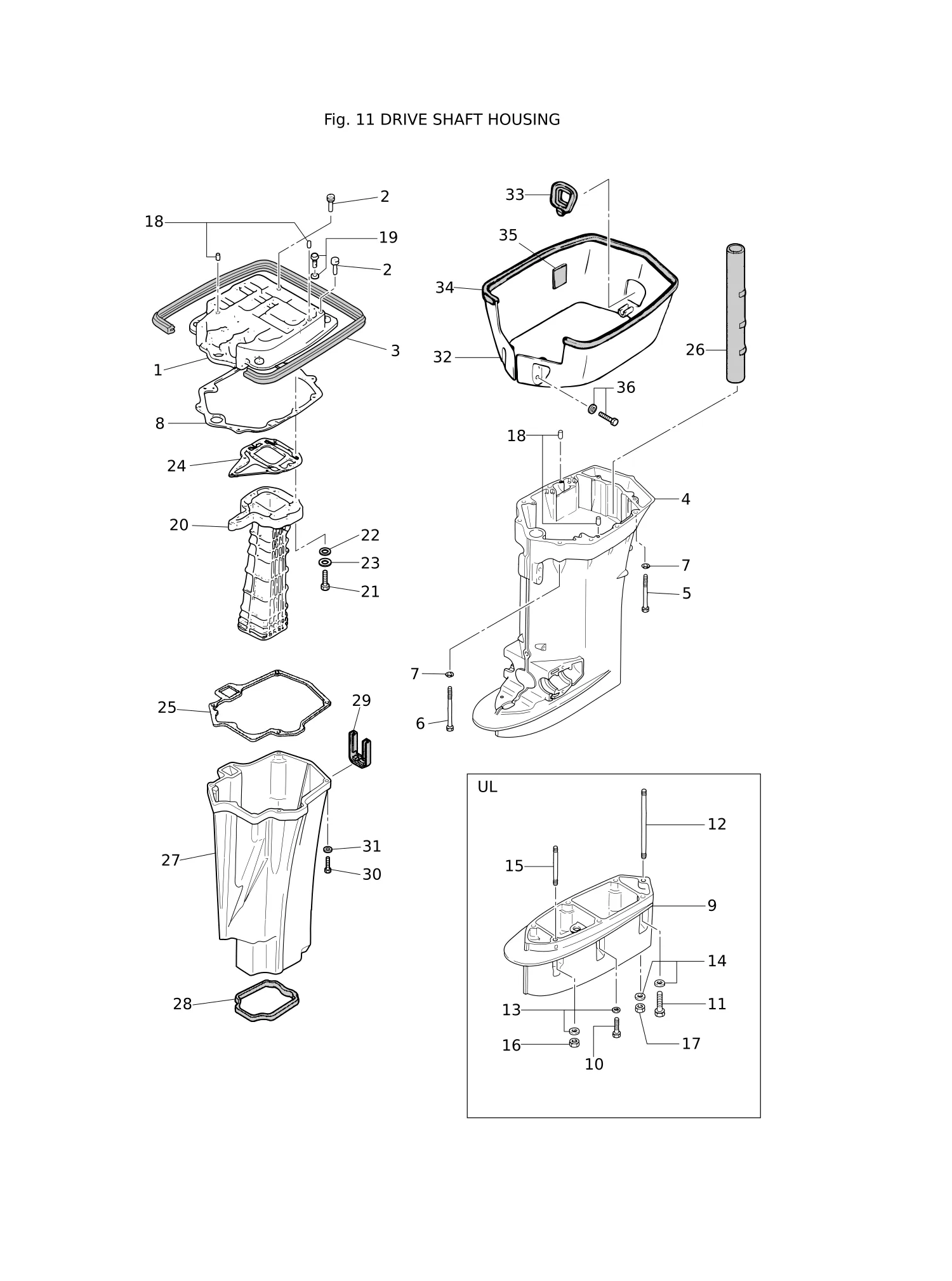 DRIVE SHAFT HOUSING