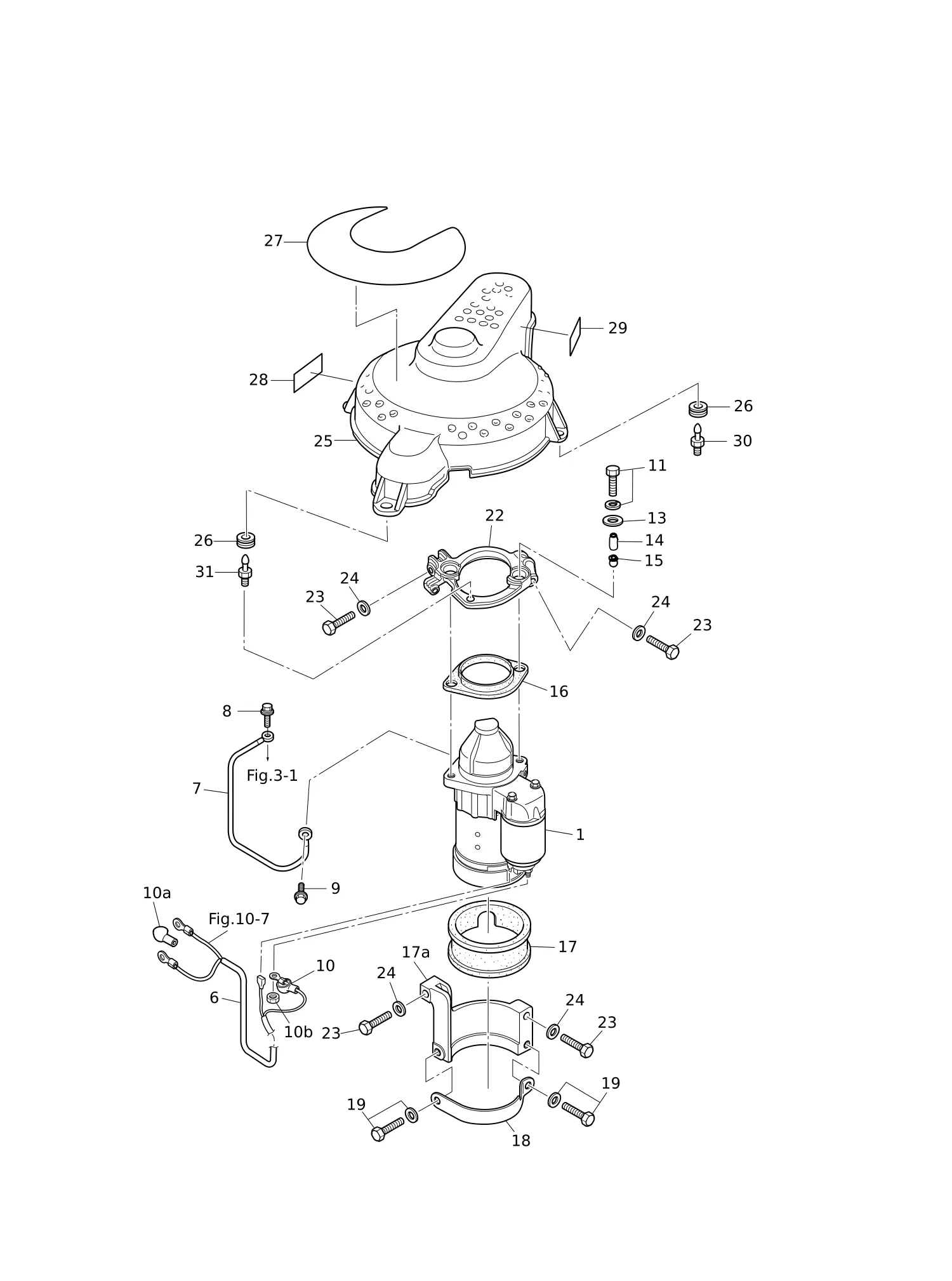 电气部件(启动电机) ELECTRIC PARTS (STARTER MOTOR)
