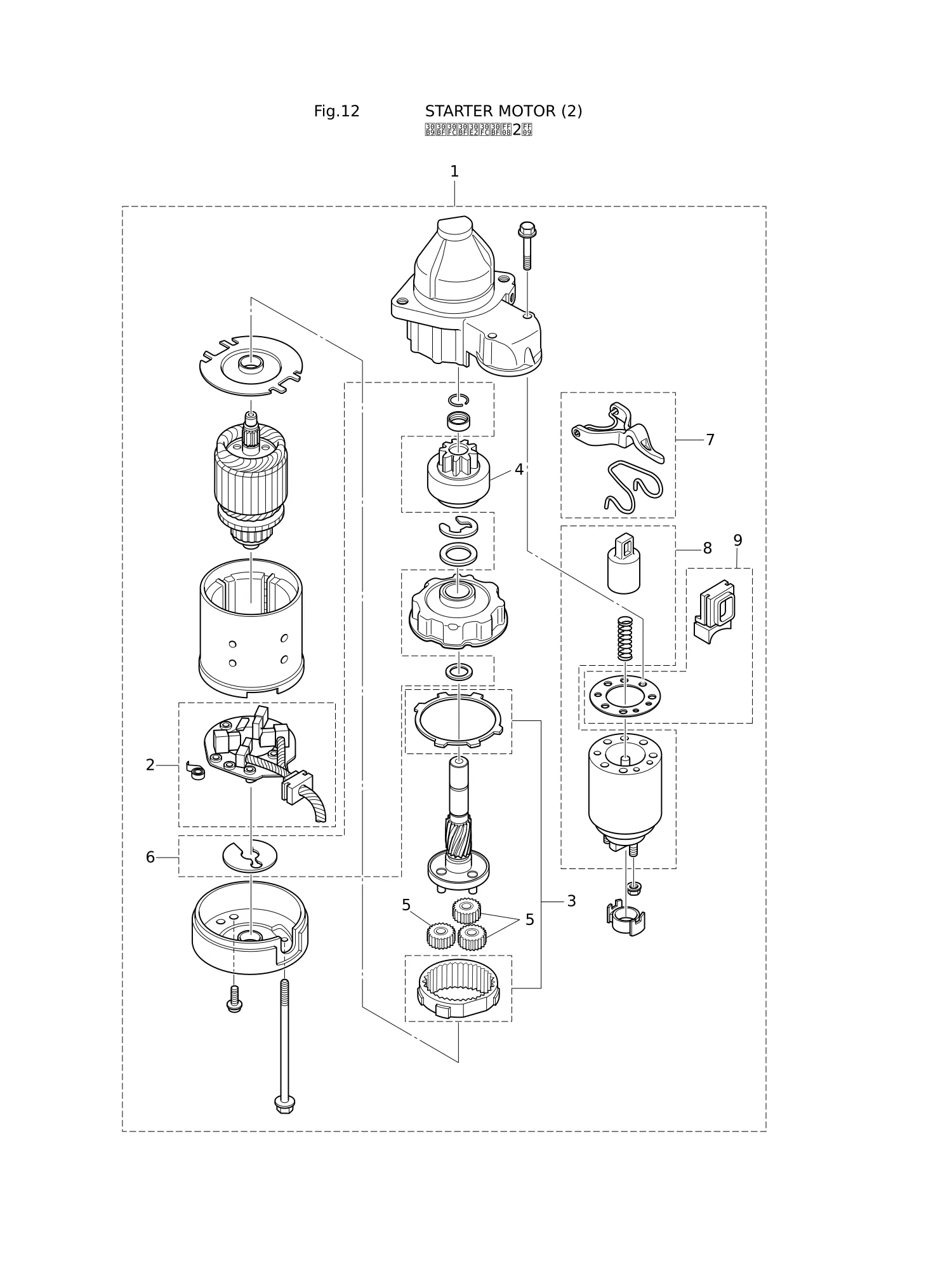 启动马达 (2) STARTER MOTOR (2)