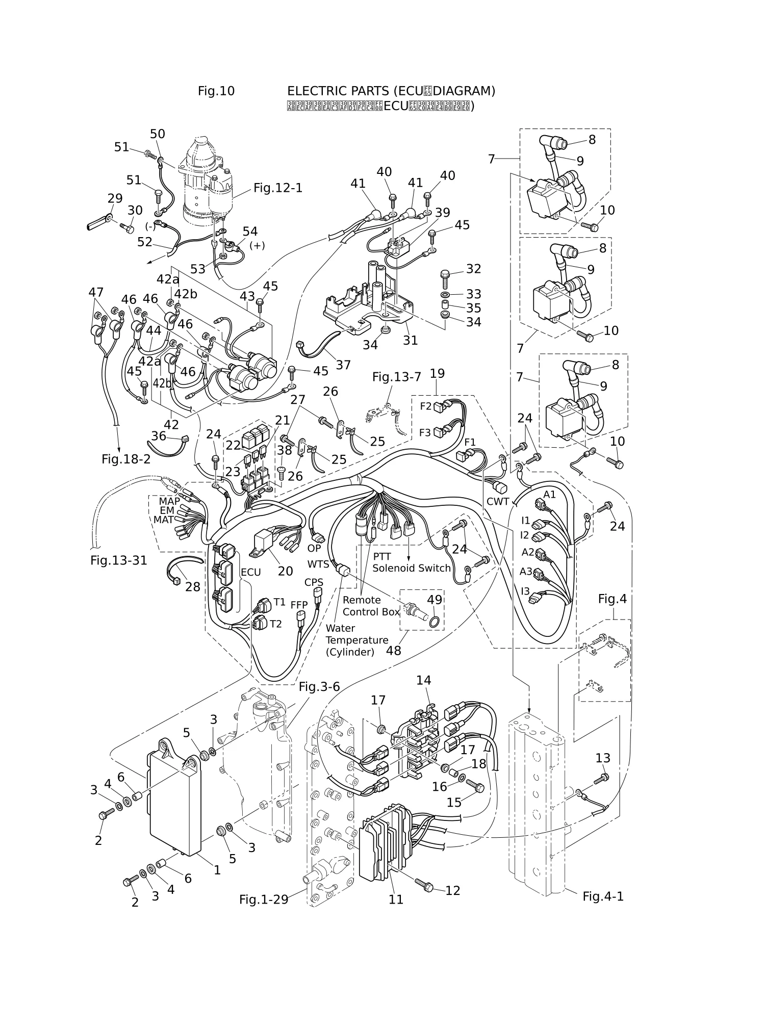 ELECTRIC PARTS (ECU · DIAGRAM)