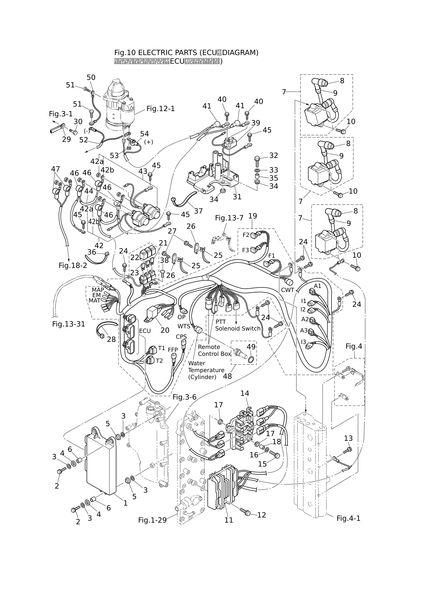 ELECTRIC PARTS (ECU · DIAGRAM)