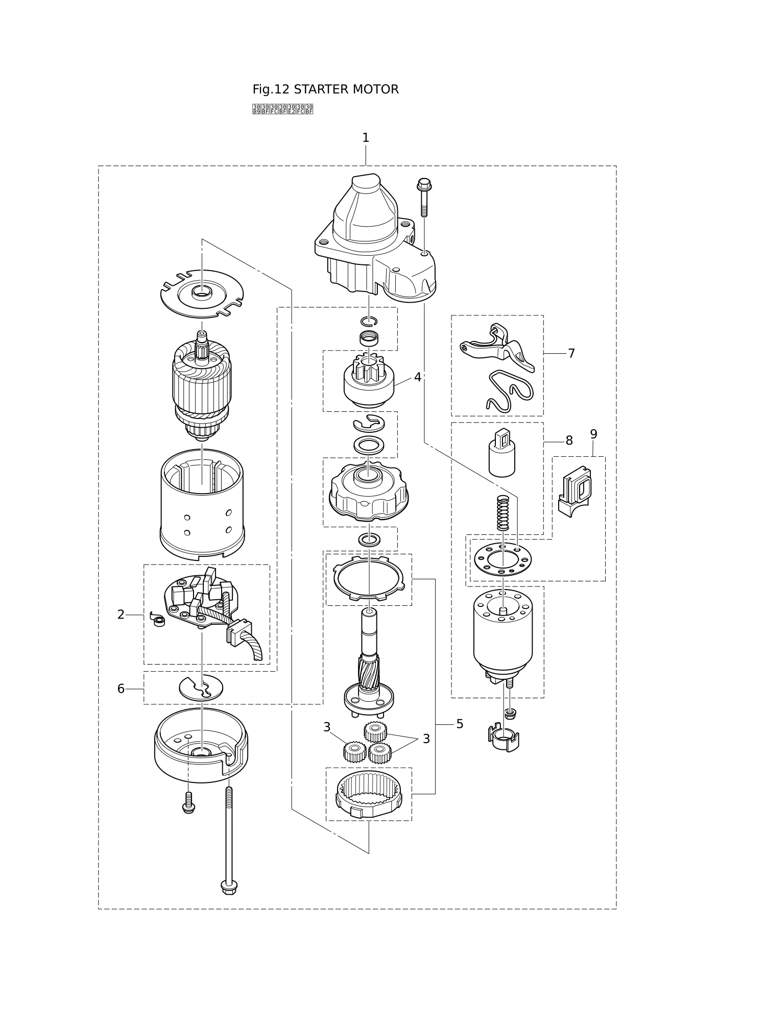 STARTER MOTOR
