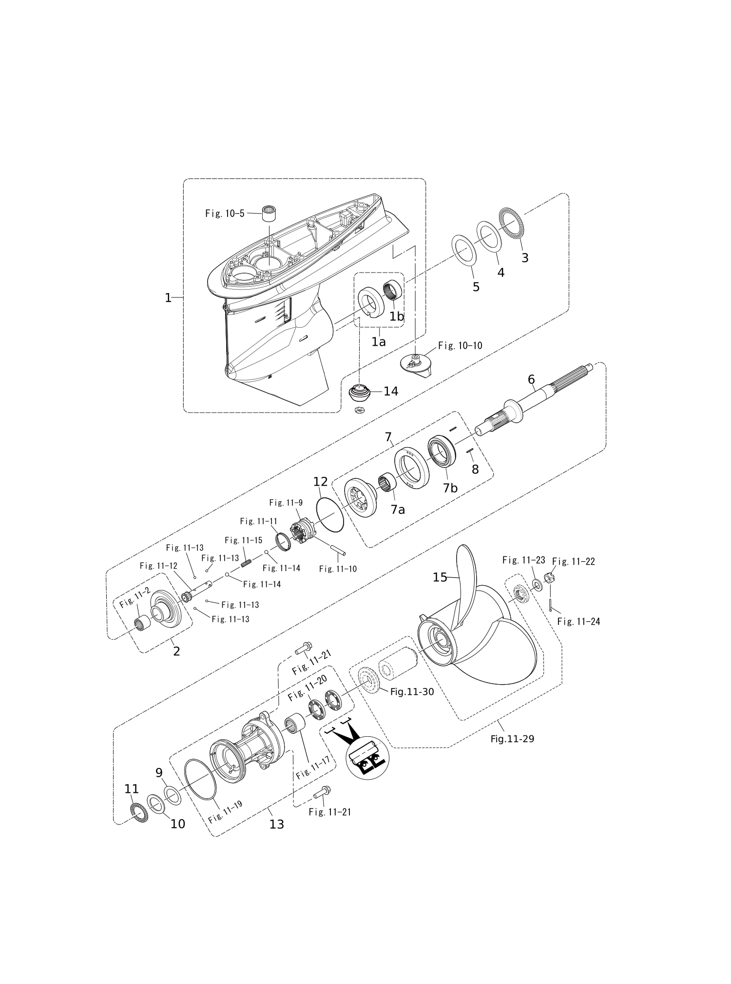 反向旋转型齿轮箱 GEAR CASE COUNTER ROTATION MODEL