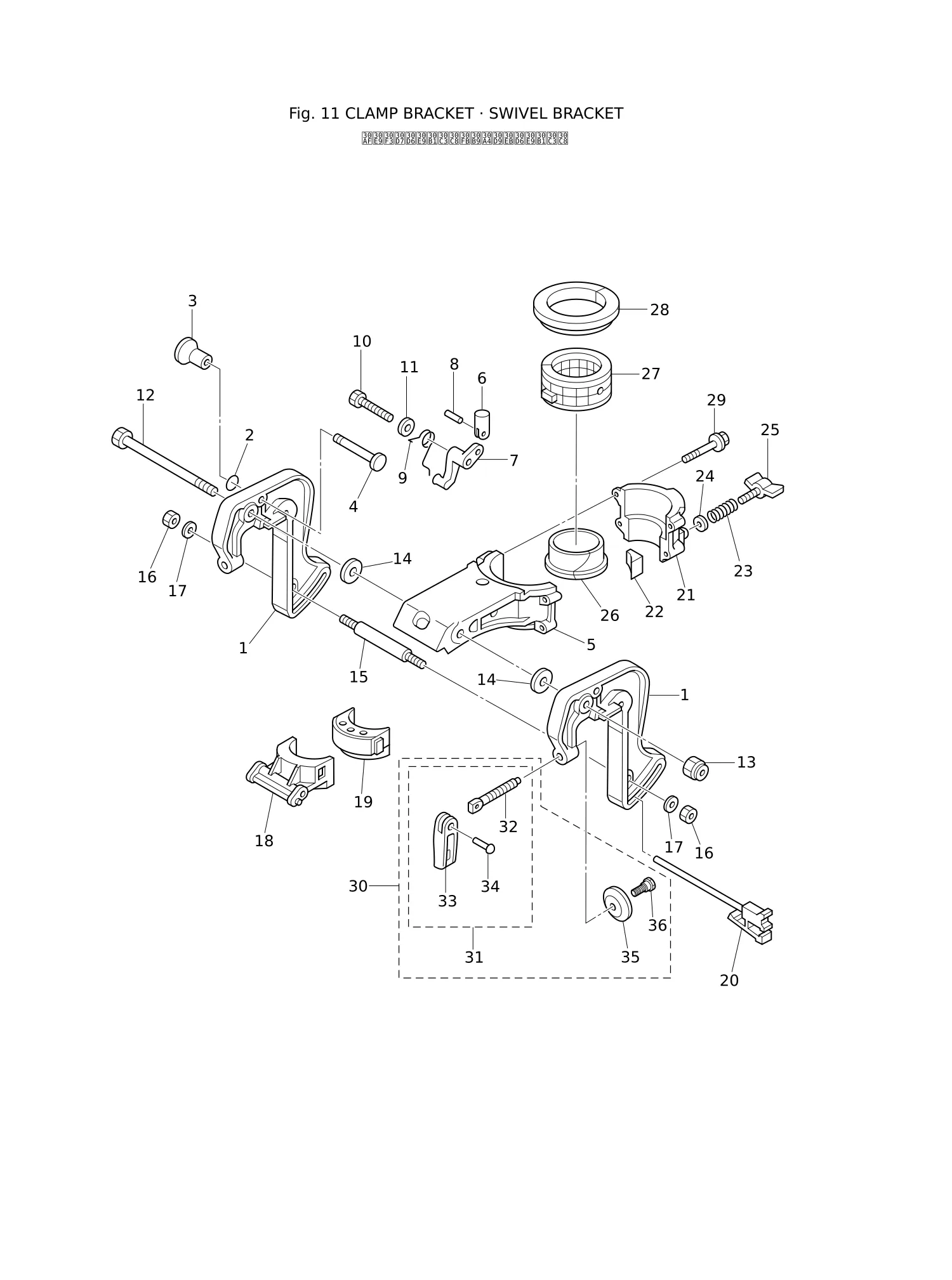 夹紧支架·旋转支架 CLAMP BRACKET · SWIVEL BRACKET