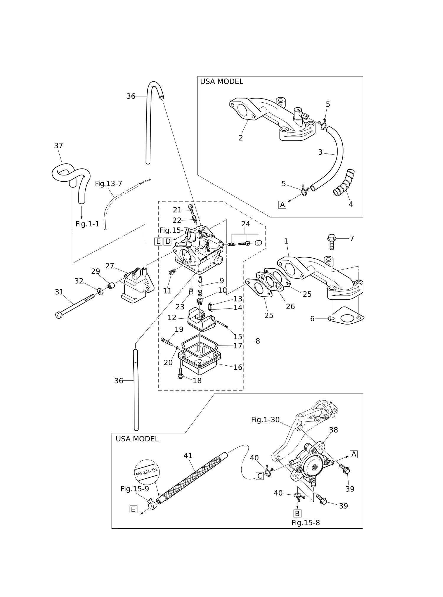 进气歧管·化油器 INTAKE MANIFOLD · CARBURETOR