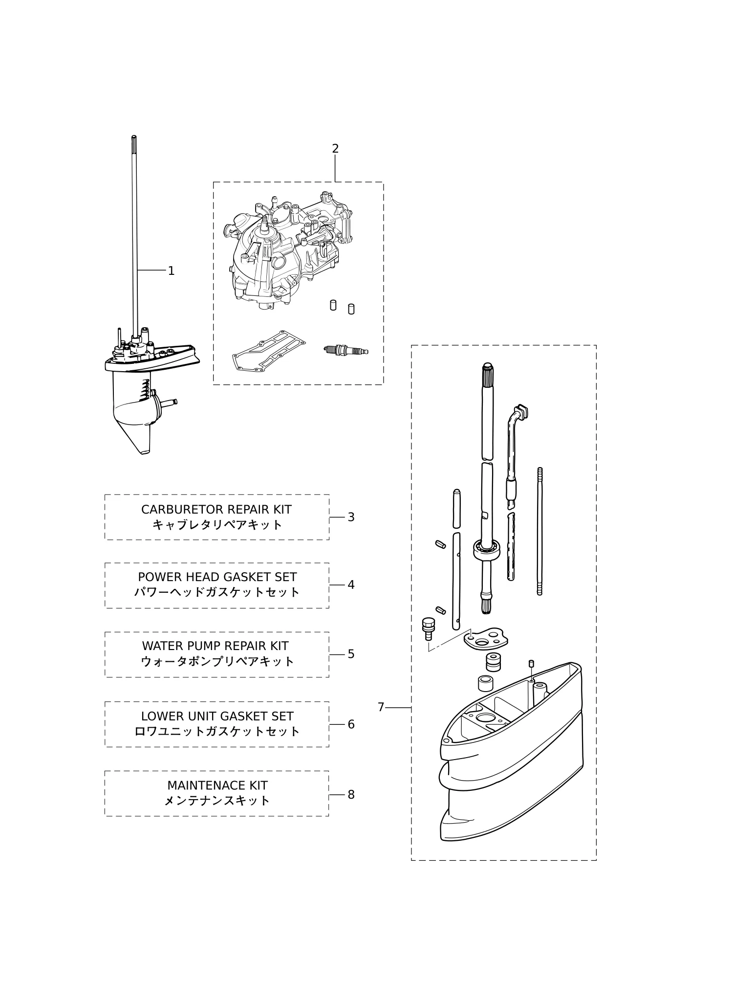 ASSEMBLY · KIT PARTS