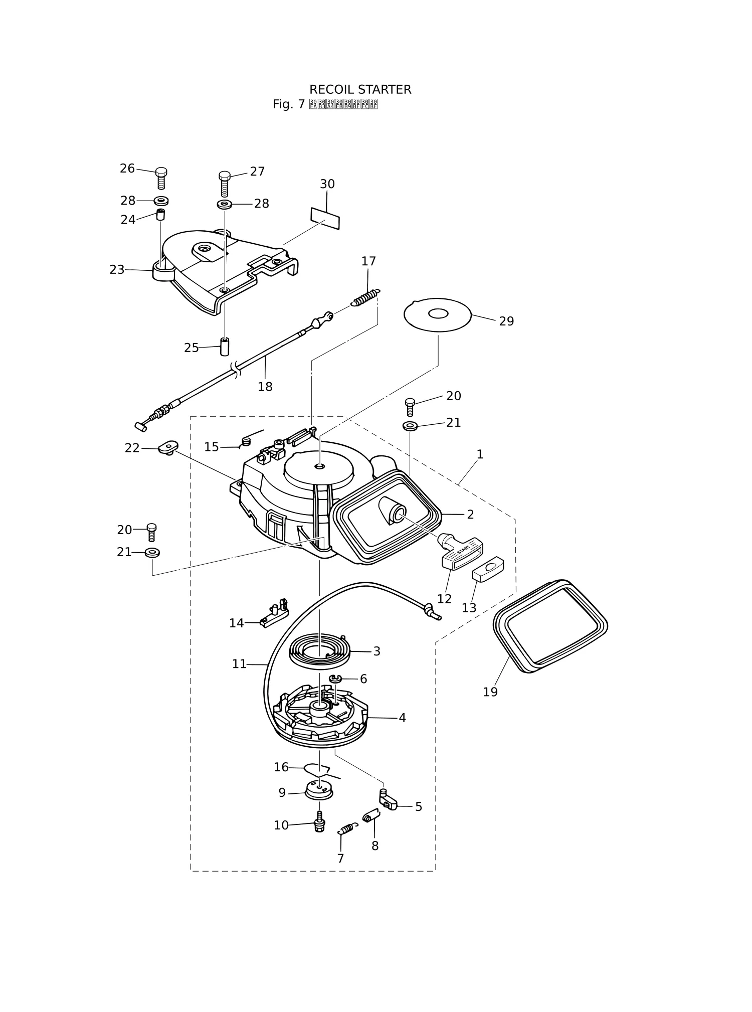 反冲启动器 RECOIL STARTER