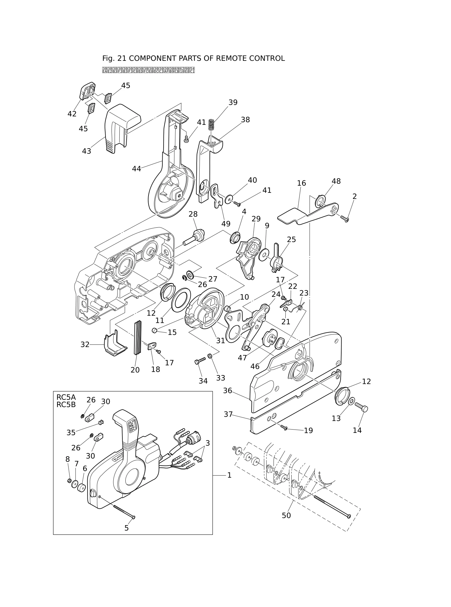 遥控器零部件 COMPONENT PARTS OF REMOTE CONTROL