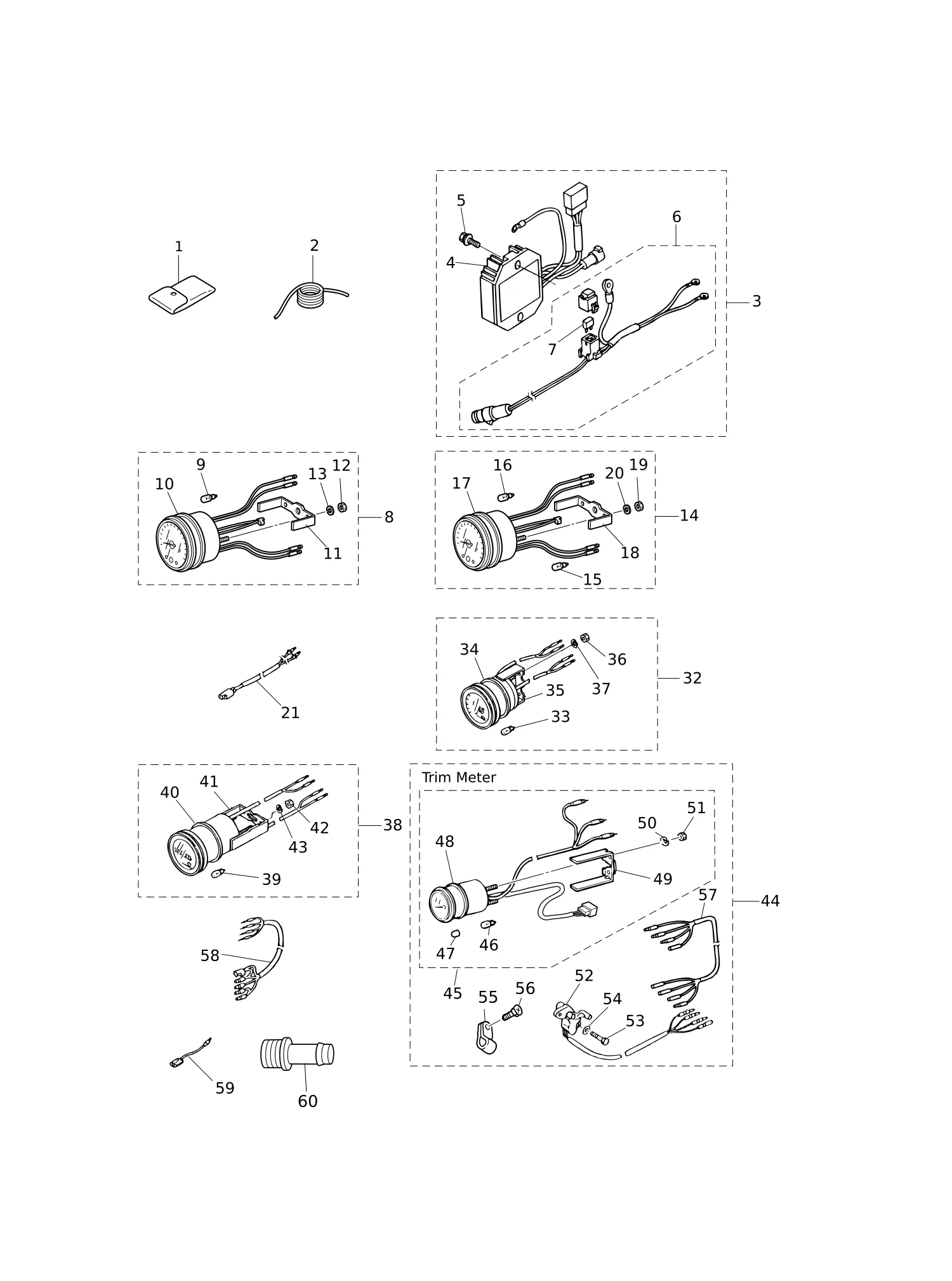 OPTIONAL PARTS · ACCESSORIES (1)