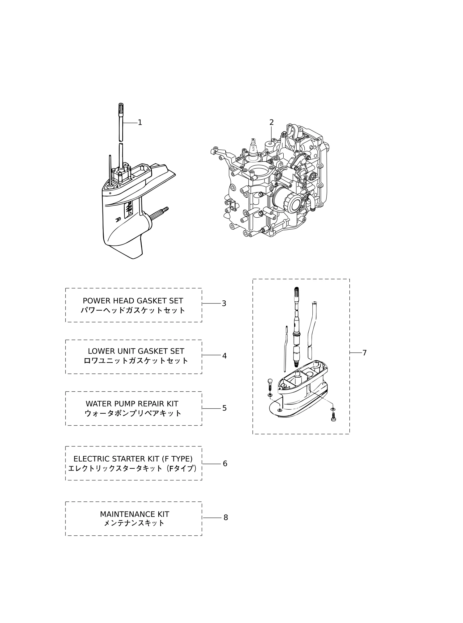 ASSEMBLY · KIT PARTS