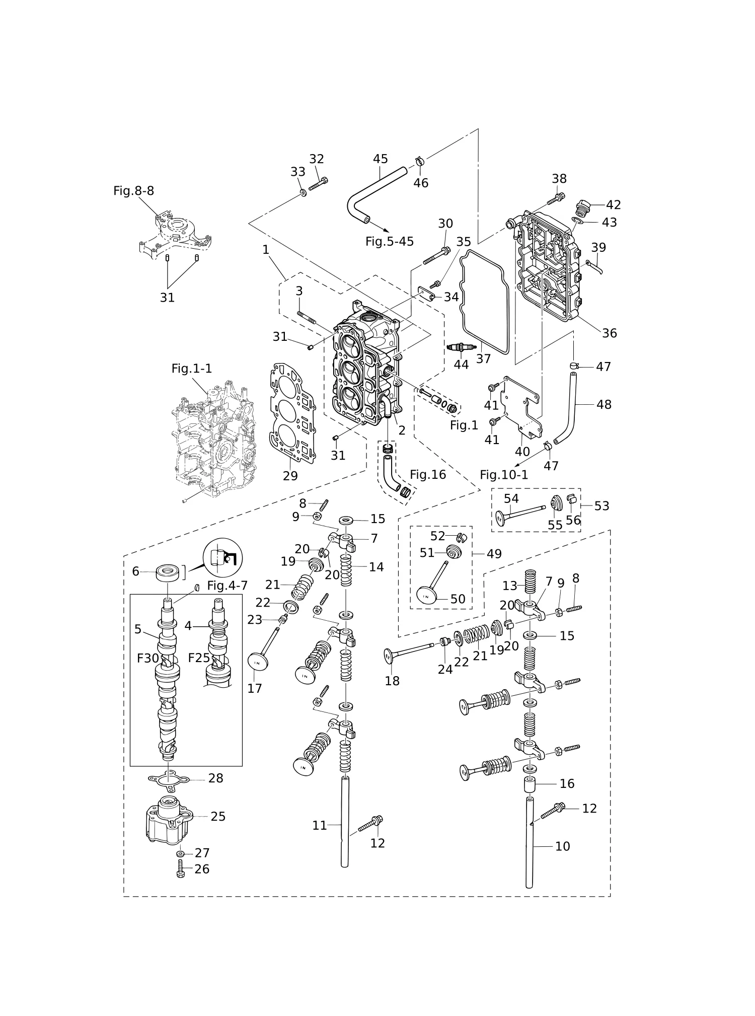 CYLINDER HEAD · OIL PUMP