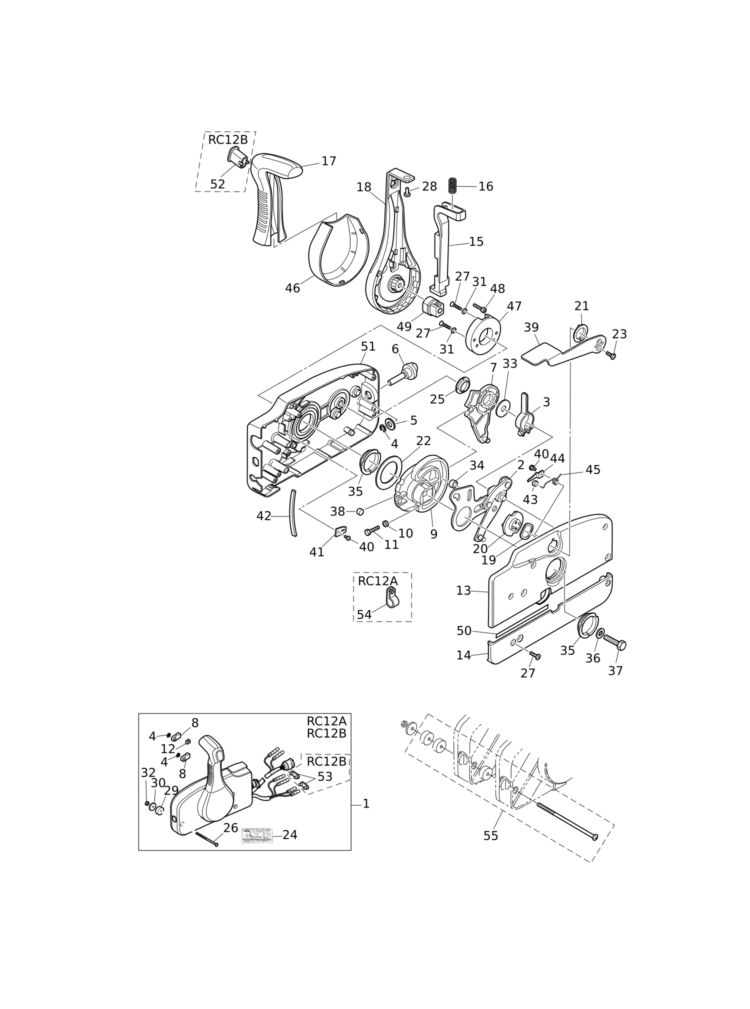 COMPONENT PARTS OF REMOTE CONTROL
