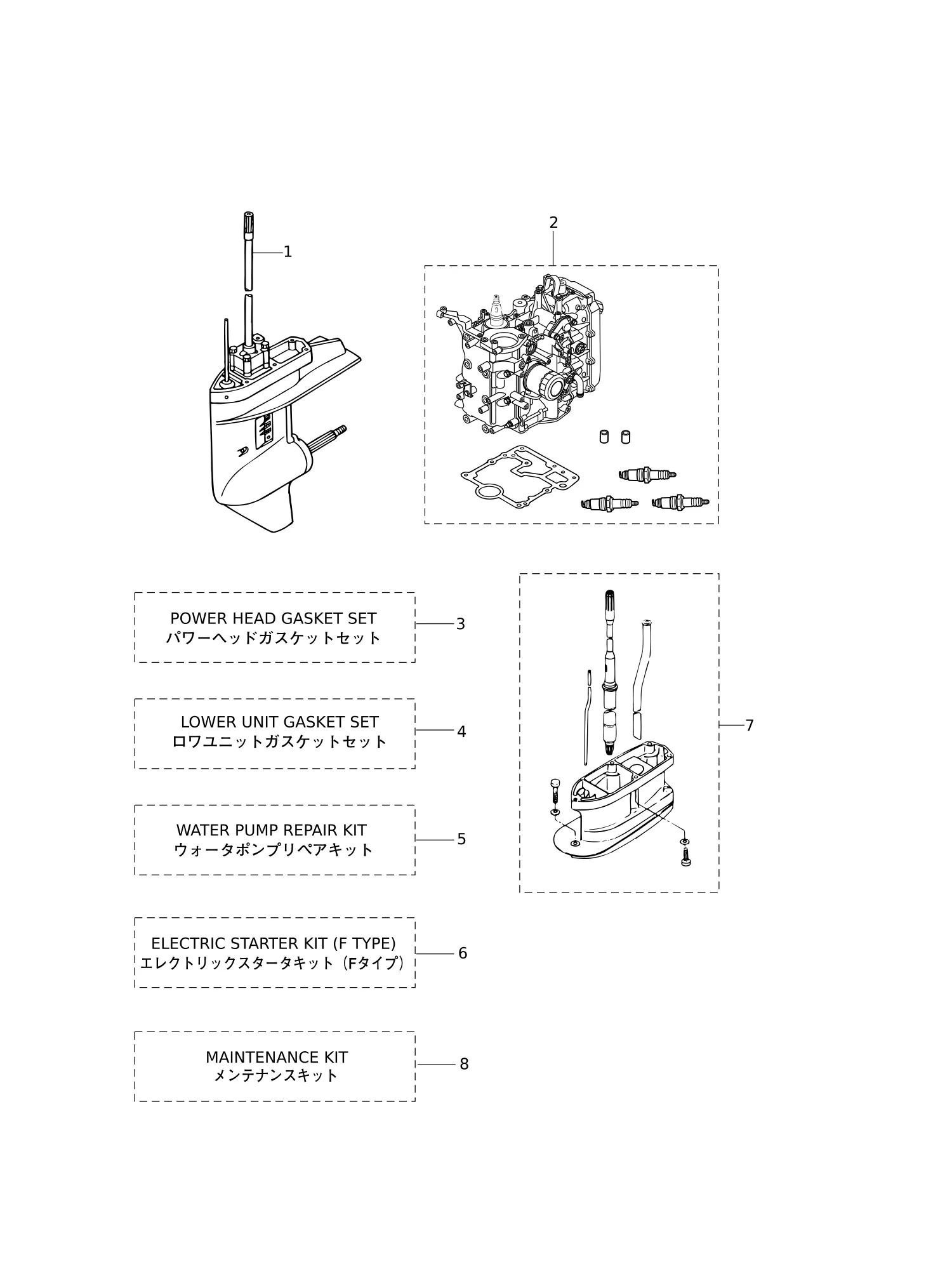 ASSEMBLY · KIT PARTS
