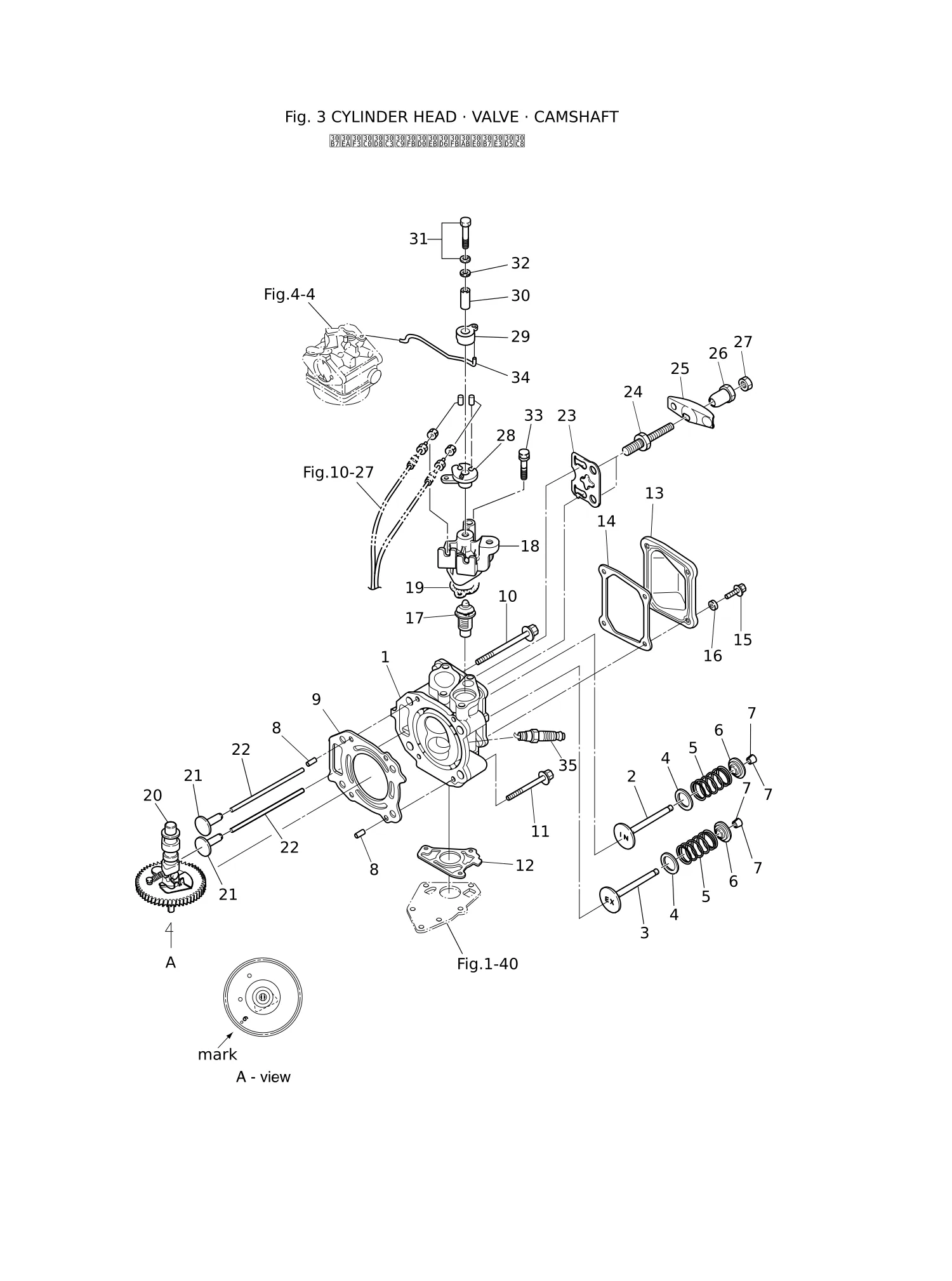 CYLINDER HEAD · VALVE · CAMSHAFT