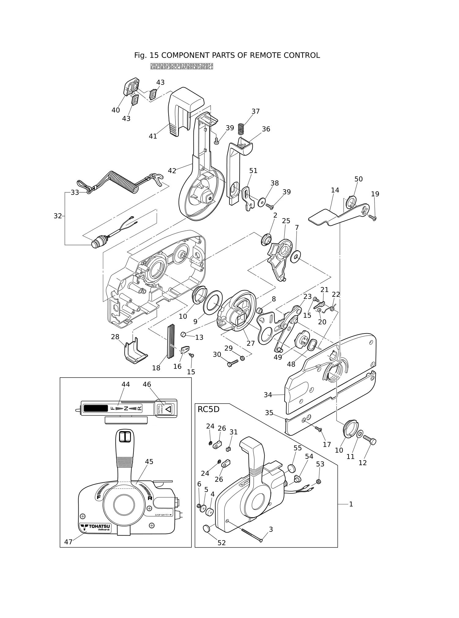 COMPONENT PARTS OF REMOTE CONTROL
