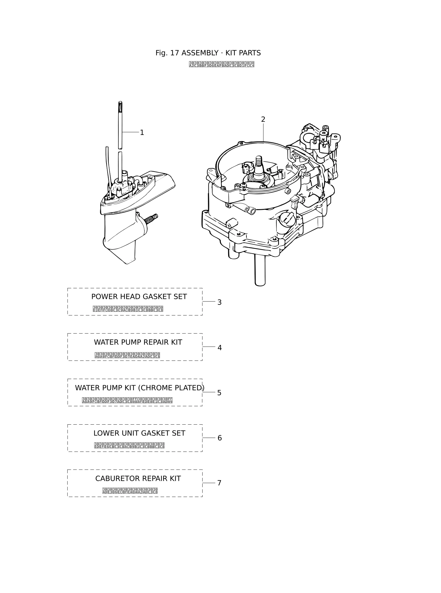 ASSEMBLY · KIT PARTS