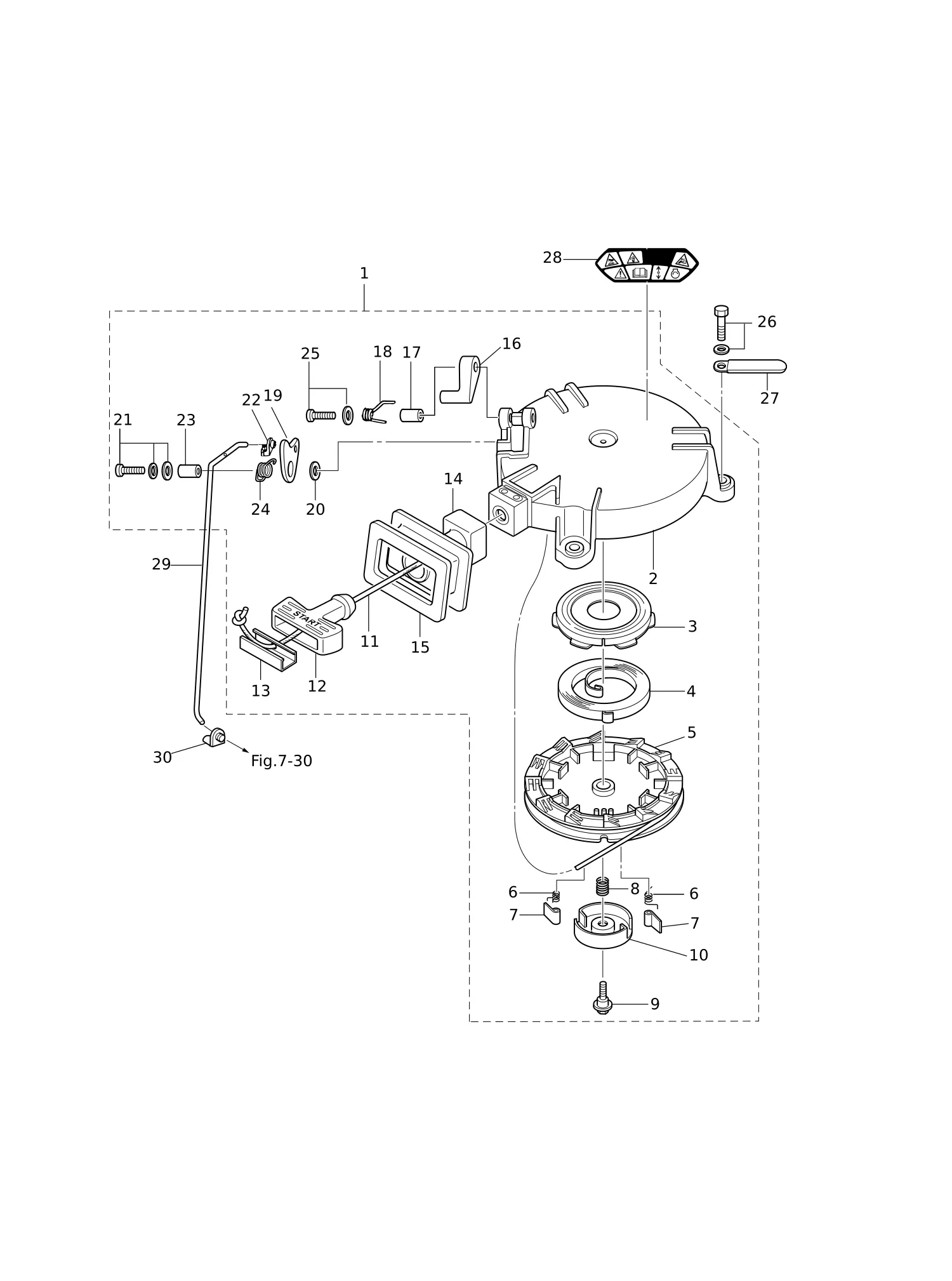 反冲启动器 RECOIL STARTER