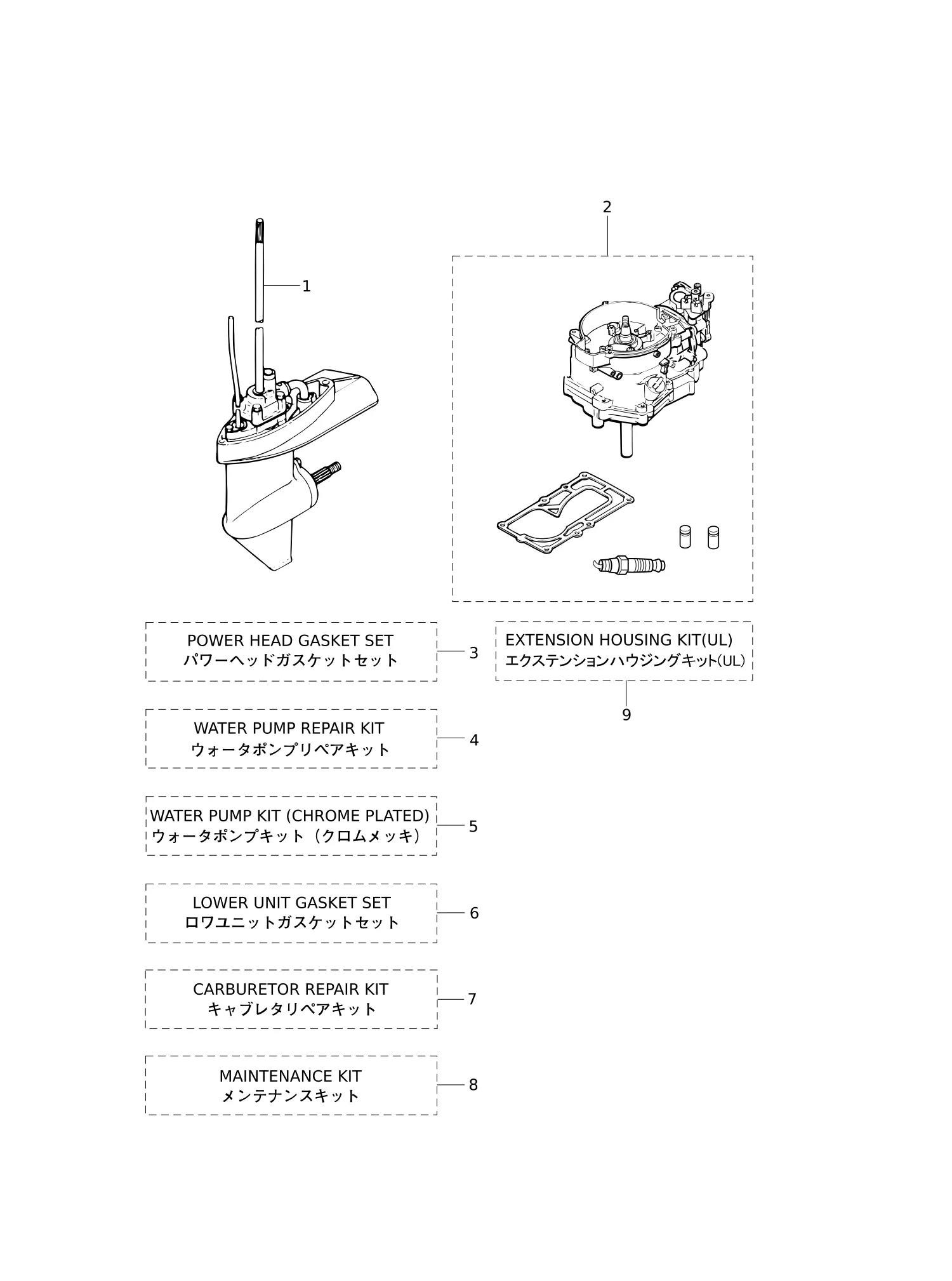 ASSEMBLY · KIT PARTS