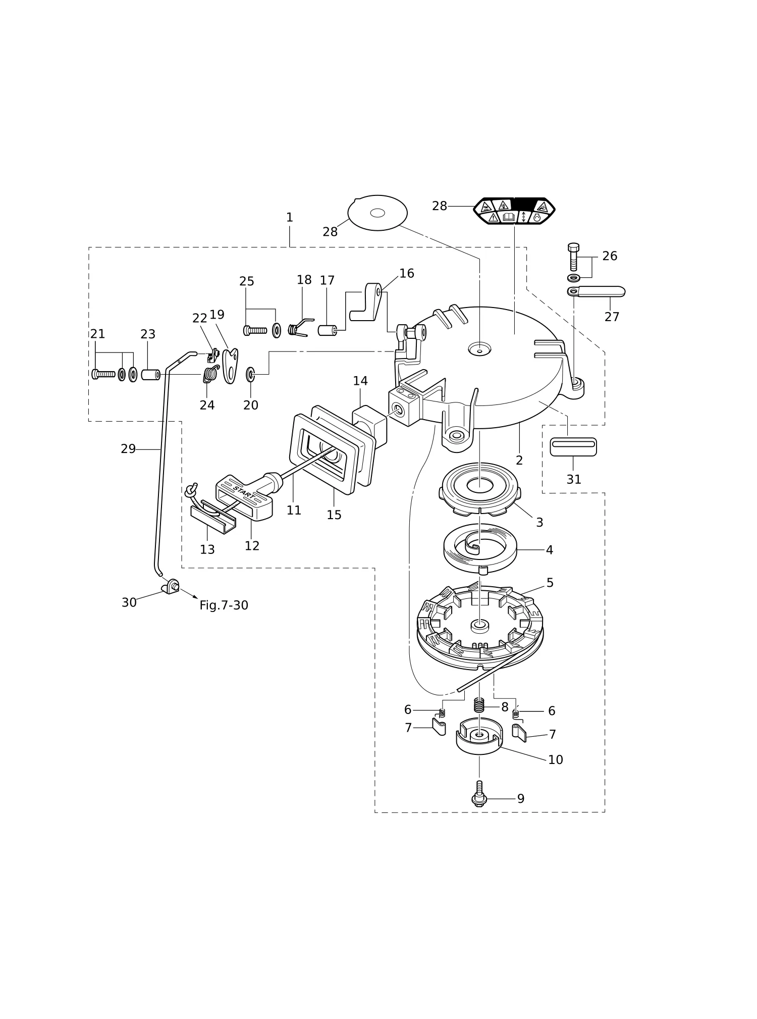 反冲启动器 RECOIL STARTER