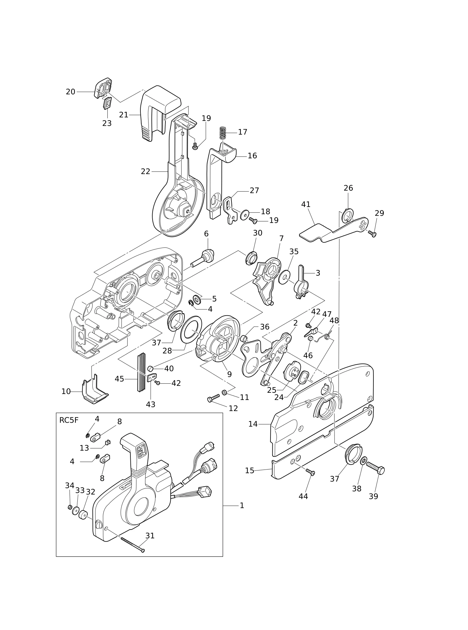 遥控器零部件 COMPONENT PARTS OF REMOTE CONTROL