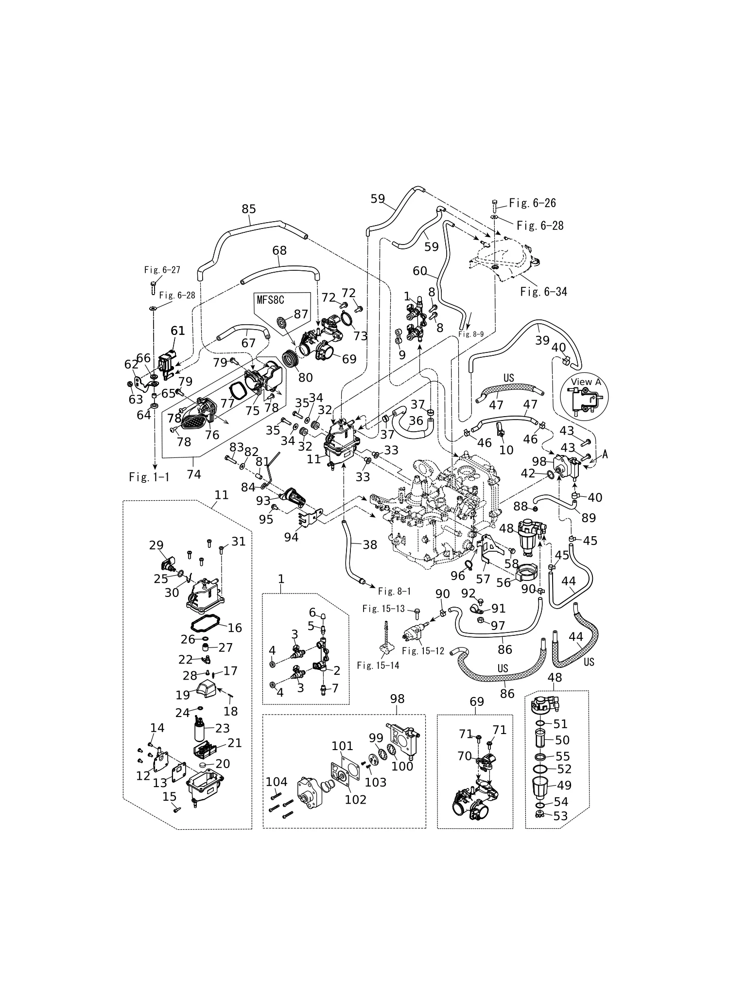 INTAKE MANIFOLD · FUEL PUMP