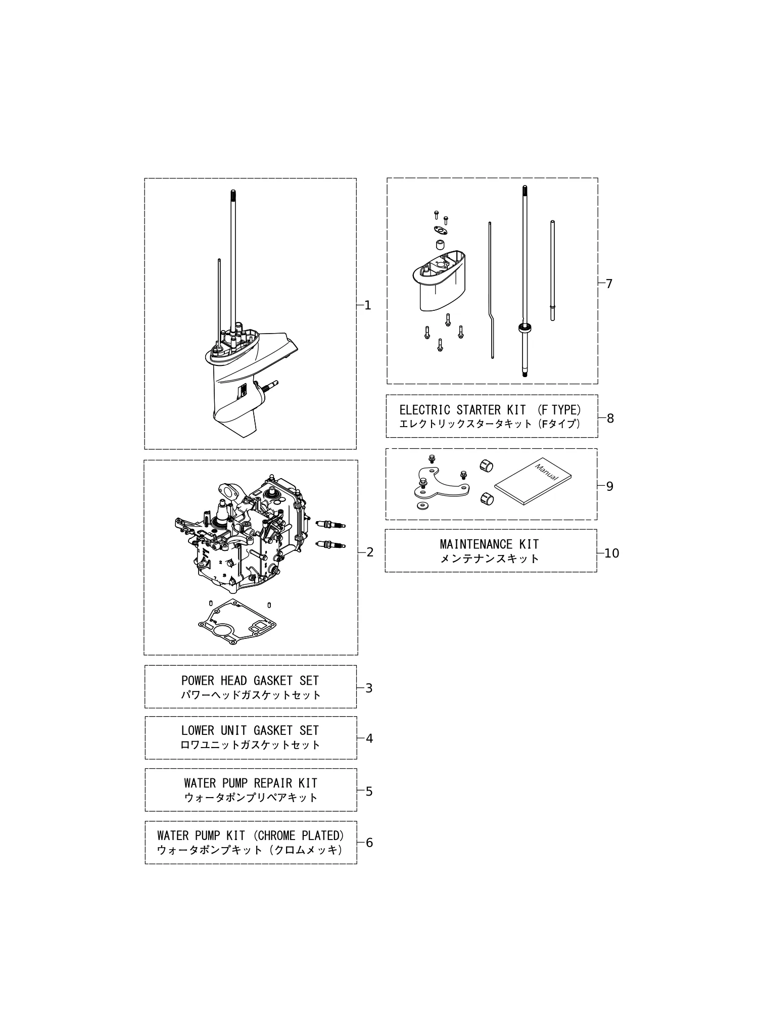 ASSEMBLY · KIT PARTS