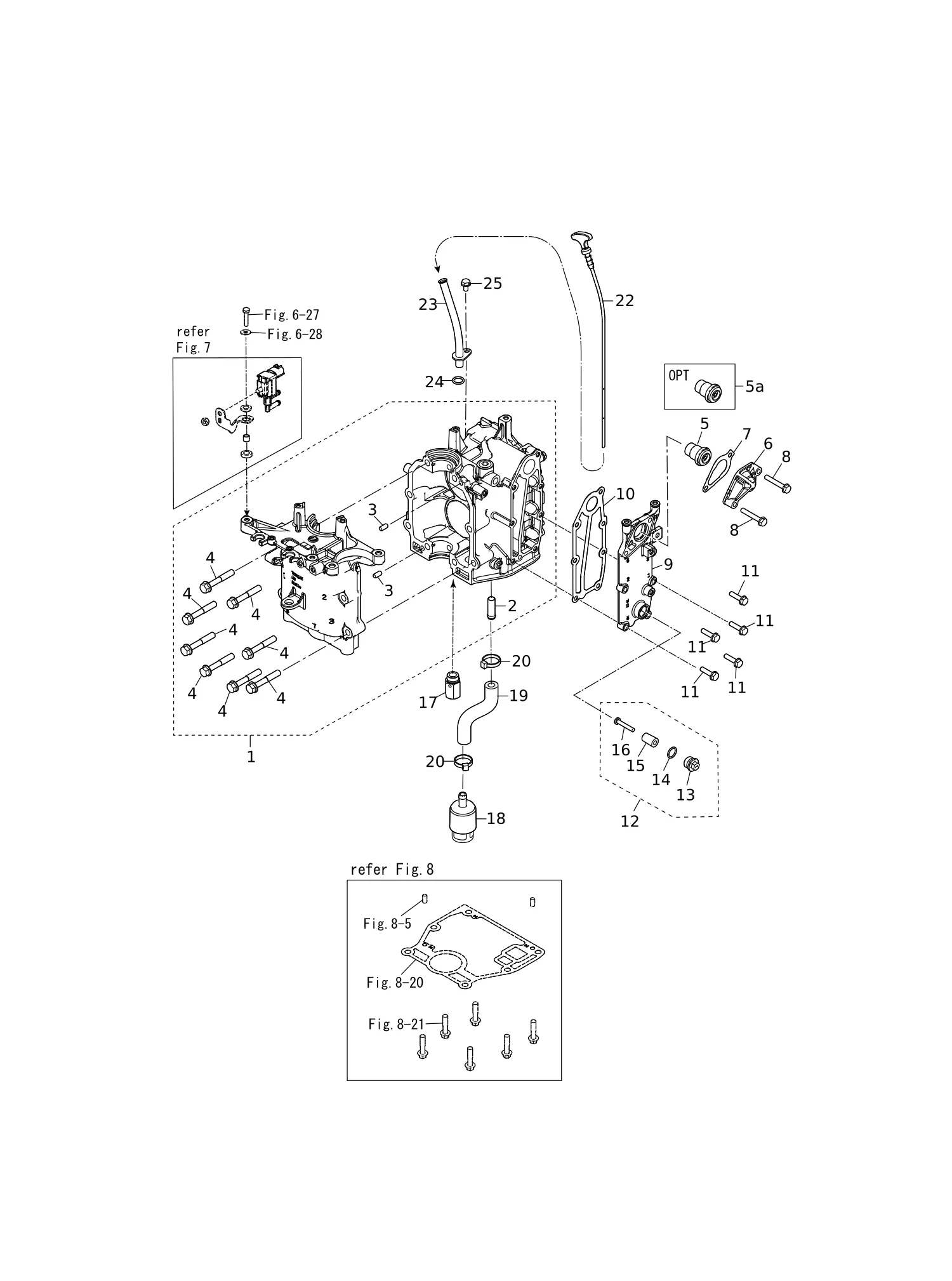 CYLINDER · CRANK CASE