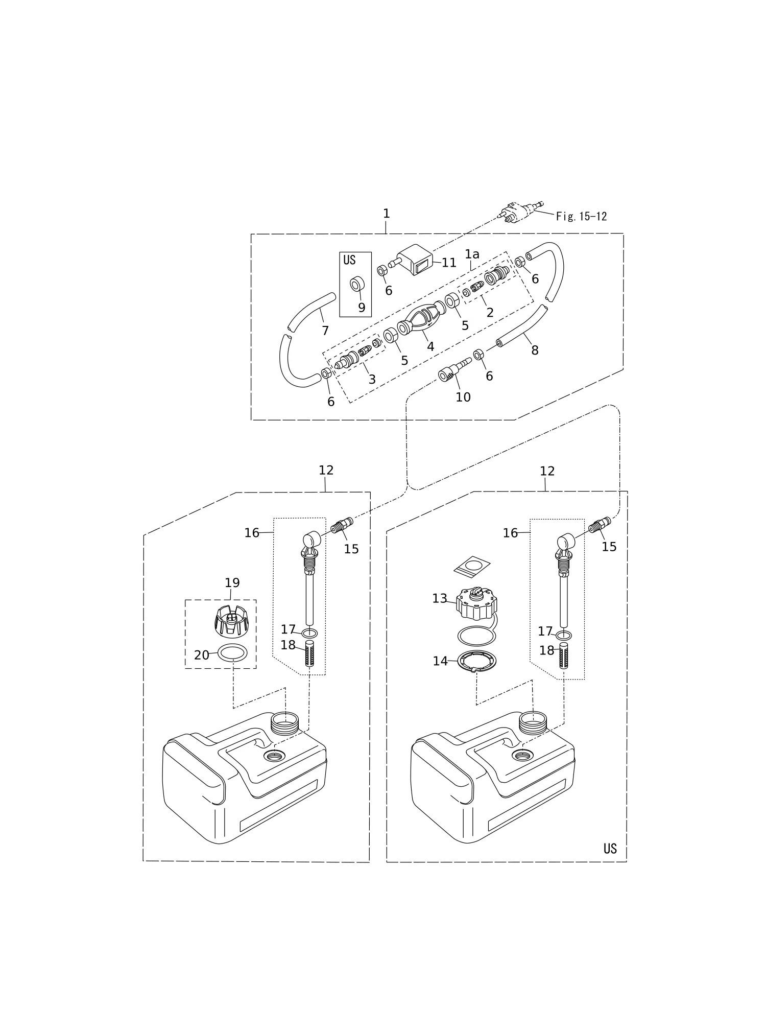 SEPARATE FUEL TANK