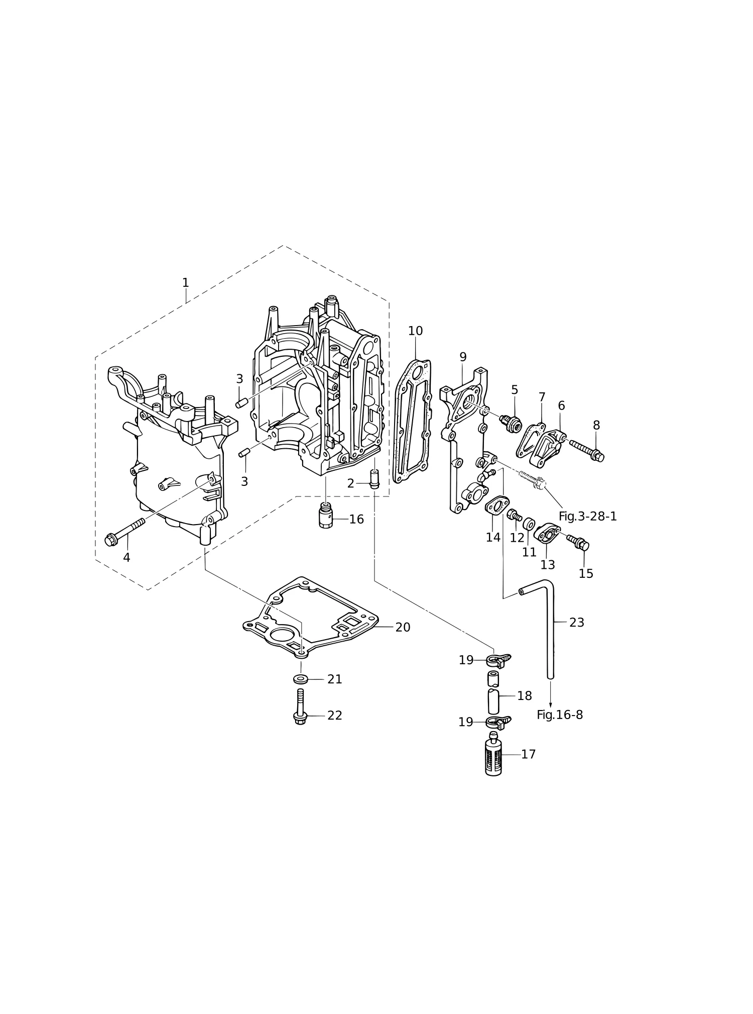 CYLINDER · CRANK CASE