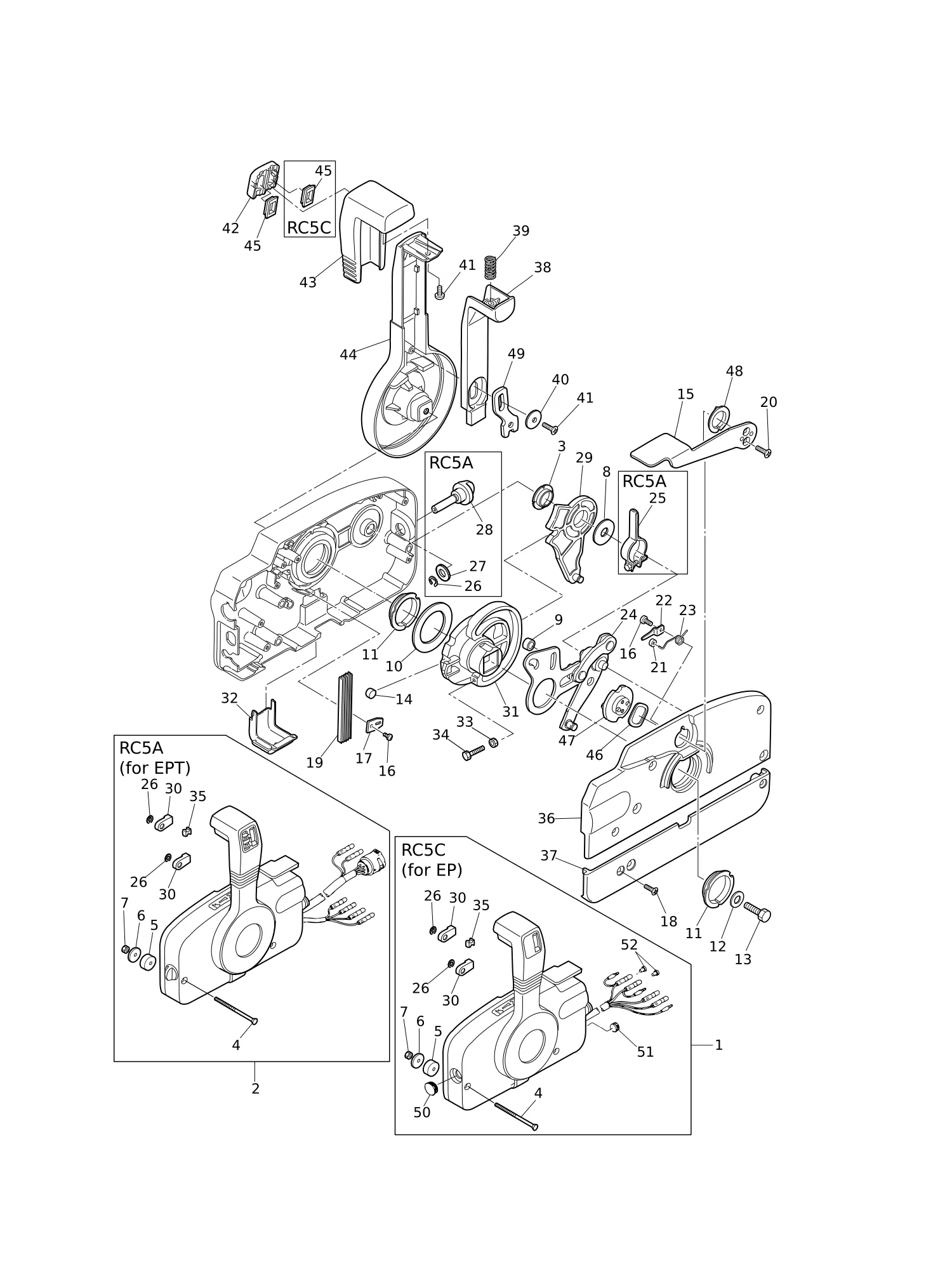 COMPONENT PARTS OF REMOTE CONTROL