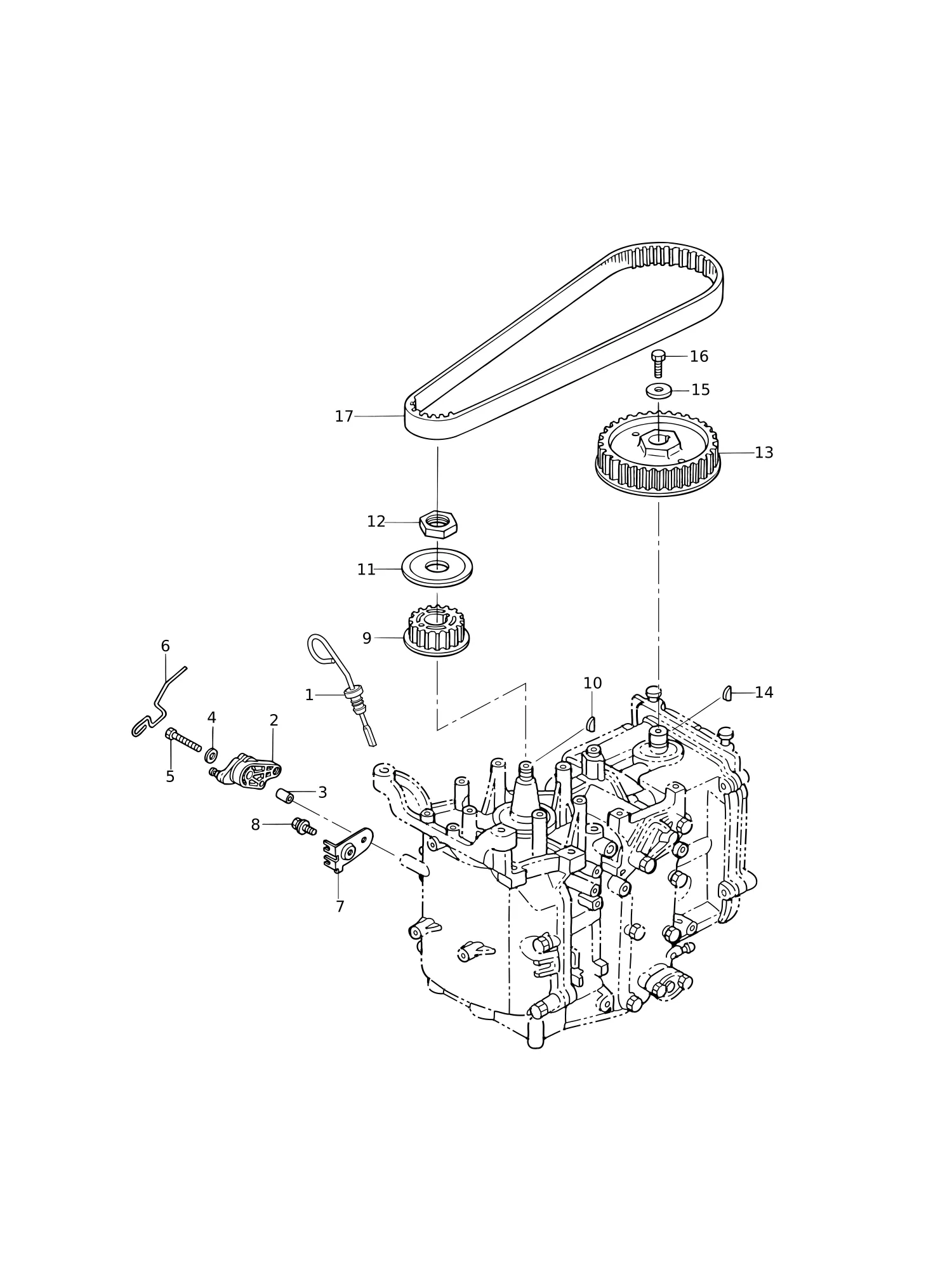 PULLEY · TIMING BELT