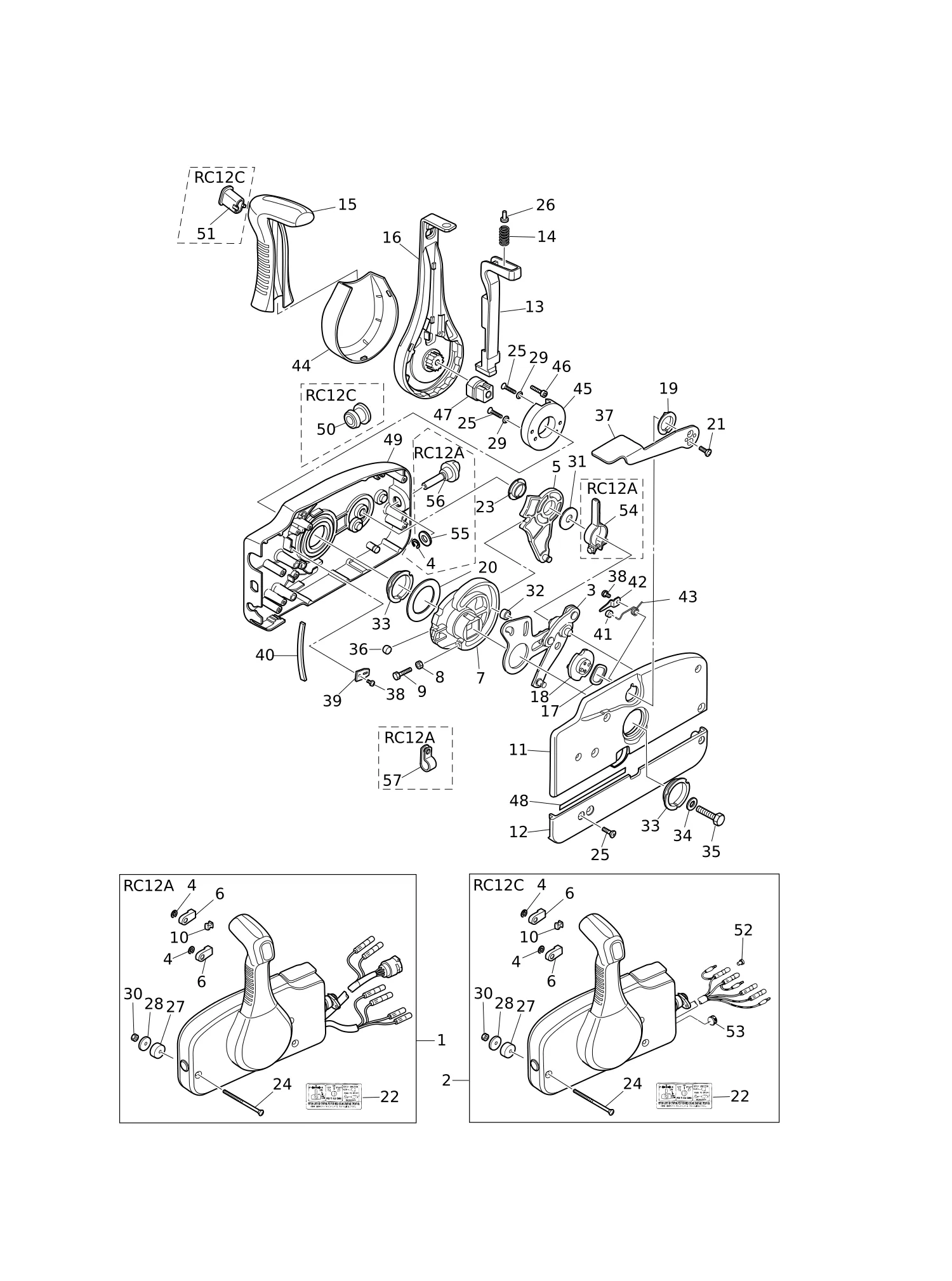 COMPONENT PARTS OF REMOTE CONTROL